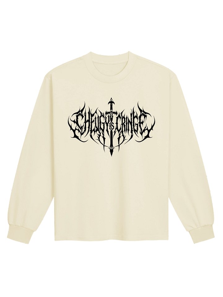 Cheugy is Cringe Long Sleeve Tee (Black) product image (25)
