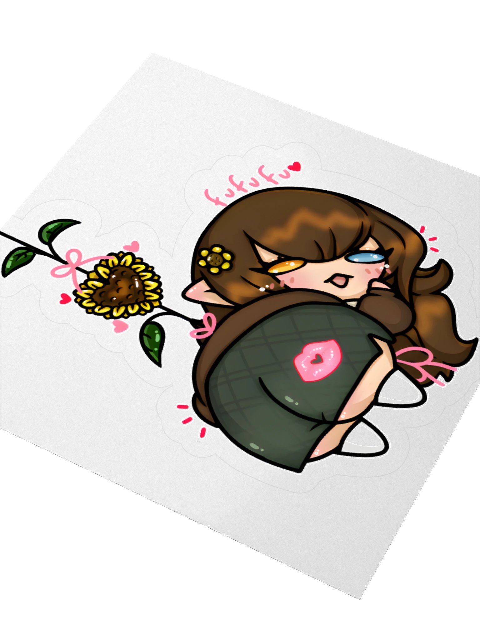 Whimsical Sunflower Kiss Cut Stickers product image (8)