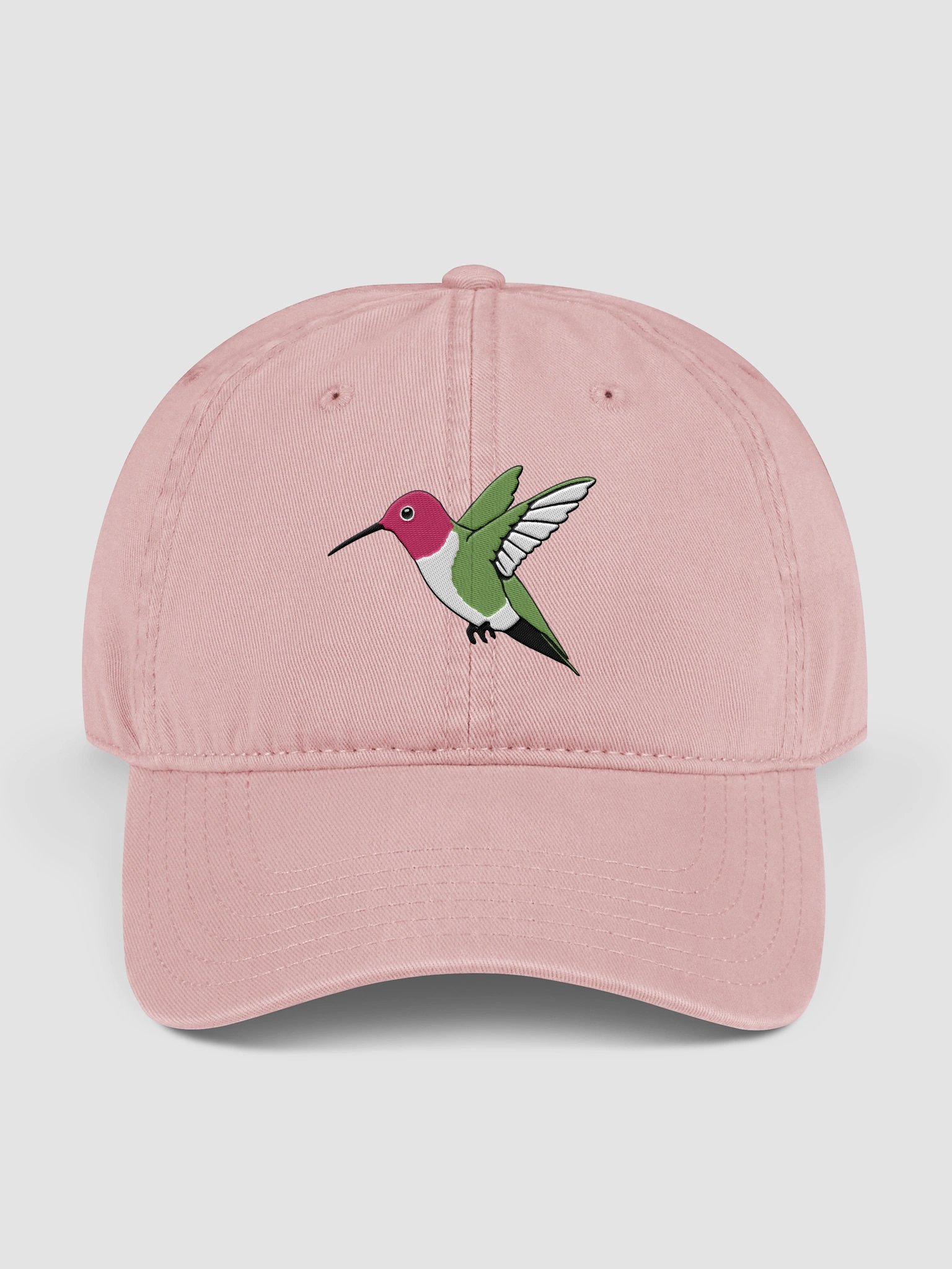 Anna's Hummingbird Embroidered Garment-Washed Baseball Cap | Birdwatching Hat | Bird Lover Gift product image (13)
