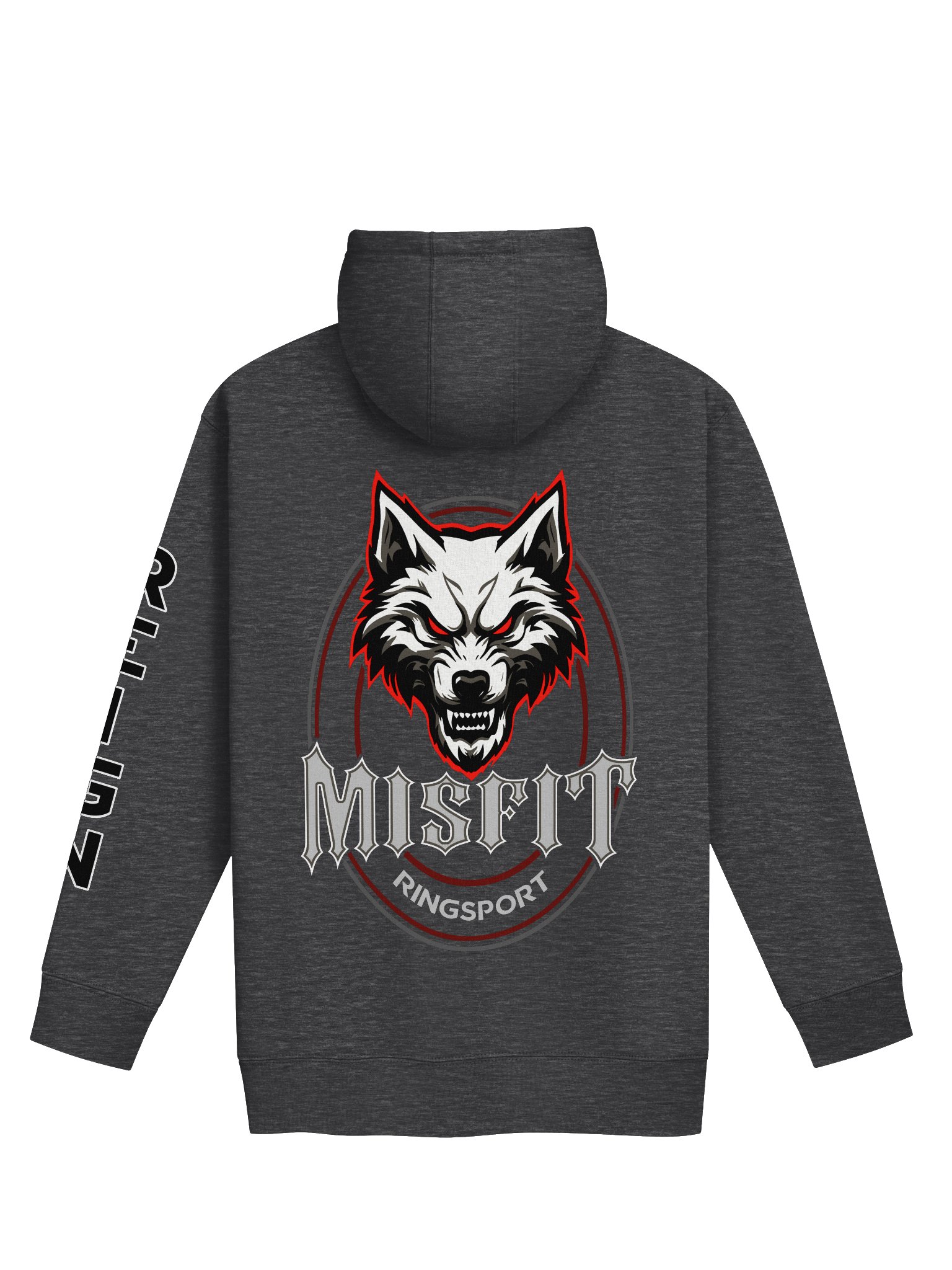 REIGN Sleeve Misfit Ringsport - Premium Hoodie chest and back product image (2)