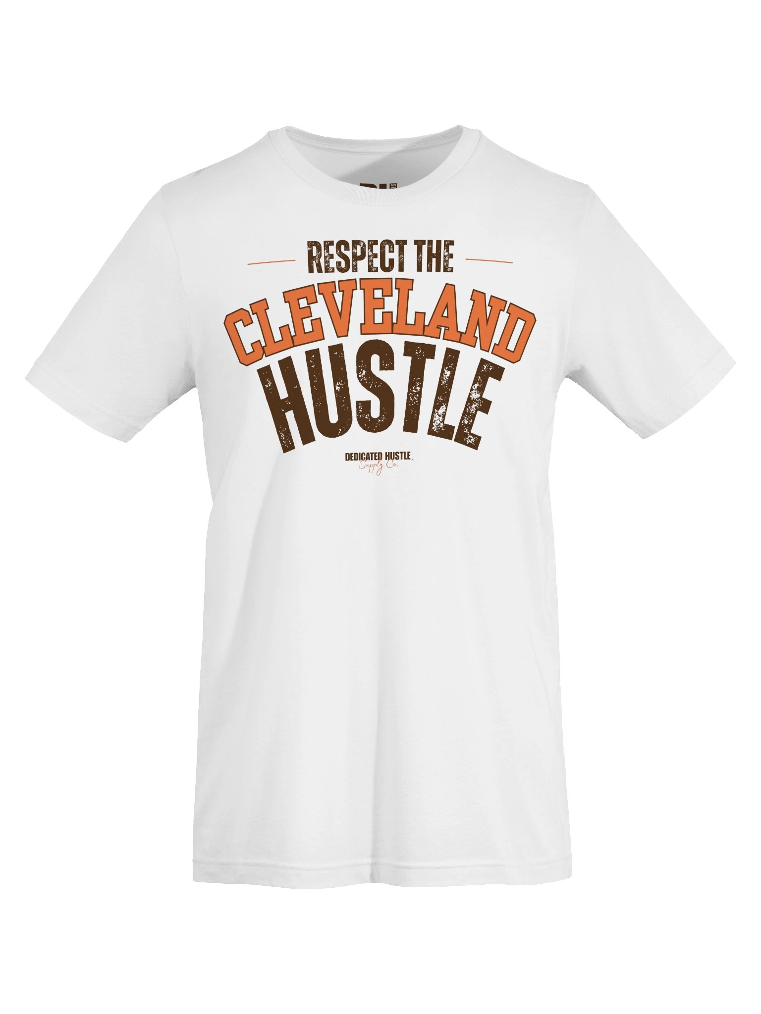 Respect the Cleveland Hustle - Varsity Edition Tee | White product image (5)