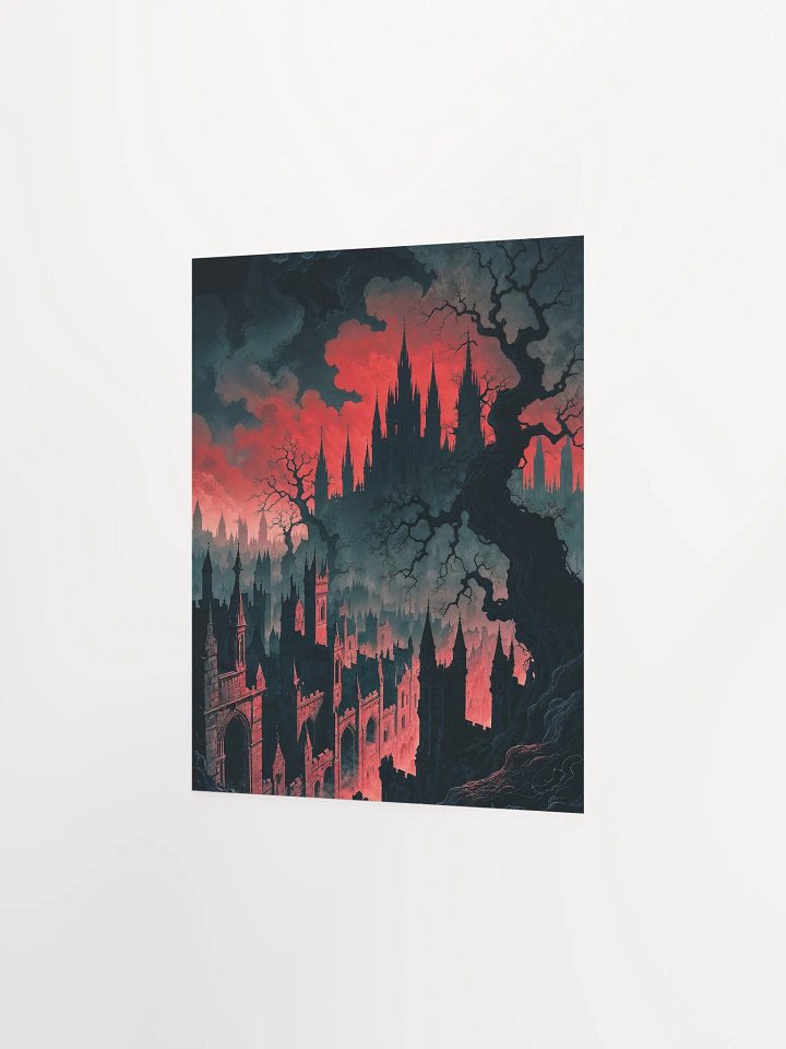 Crimson Gothic Dominion Matte Poster product image (10)
