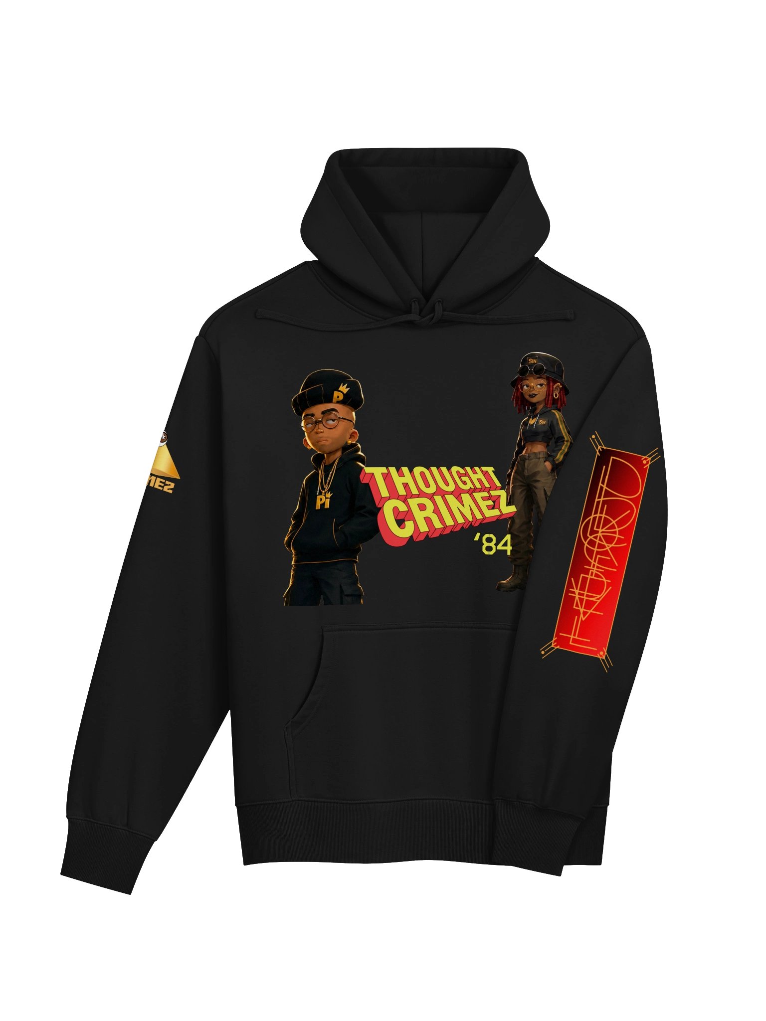 Thought Crimez 84 Streetwear Poster Hoodie product image (11)