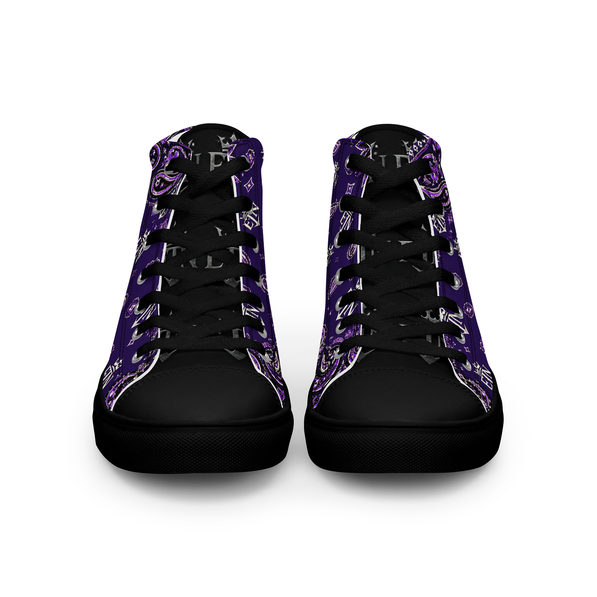 Royal Purple OG Elite Bandana Hi-Top Kanvas Shoes product image (3)