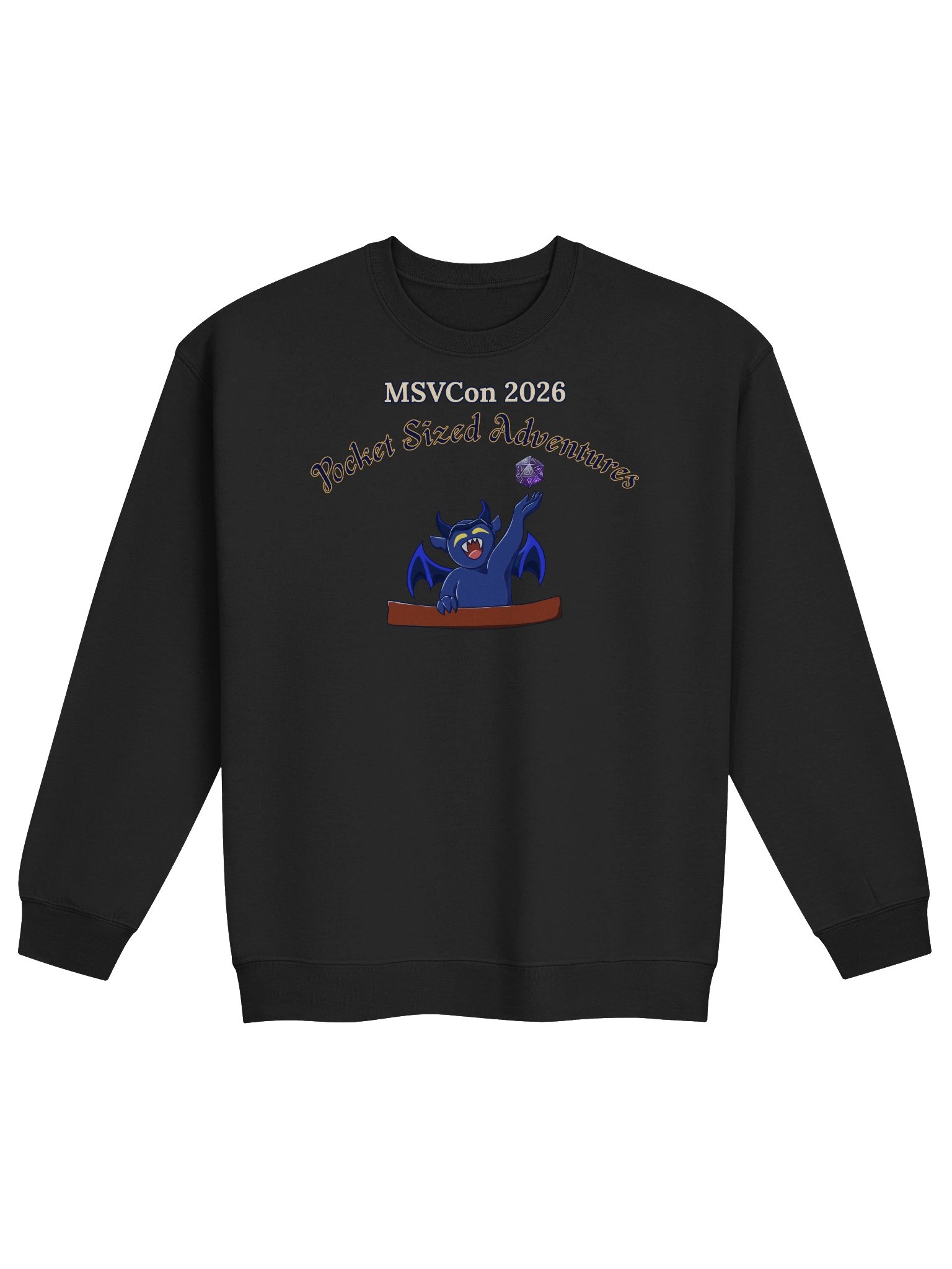 MSVCon 2026: Pocket Sized Adventures Crewneck Sweatshirt product image (1)