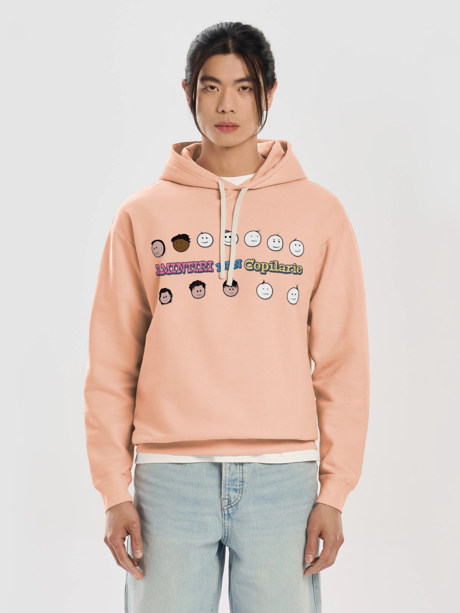 🧥 Hanorac Piersică Bărbați „Amintiri Din Copilărie” – Personajele product image (5)