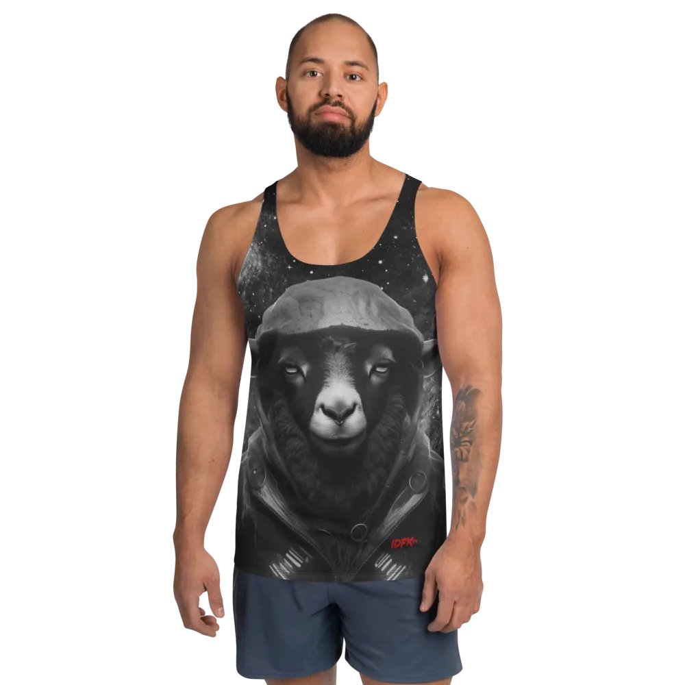 IDFKtv Black Sheep Full B/W Tank Top product image (5)