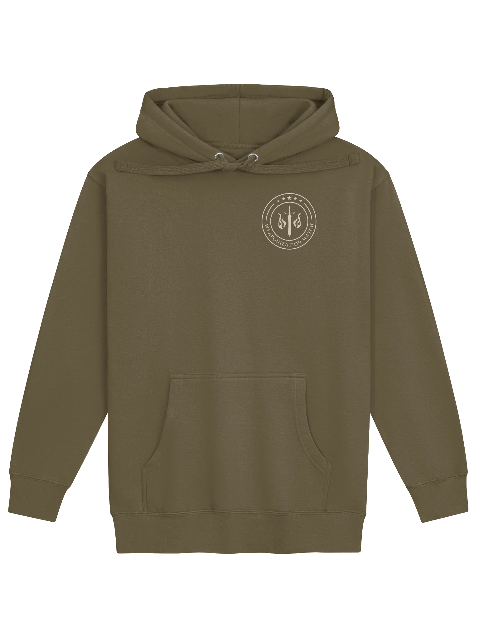 WW “Not On Our Watch” Premium Hoodie in Army Green product image (1)