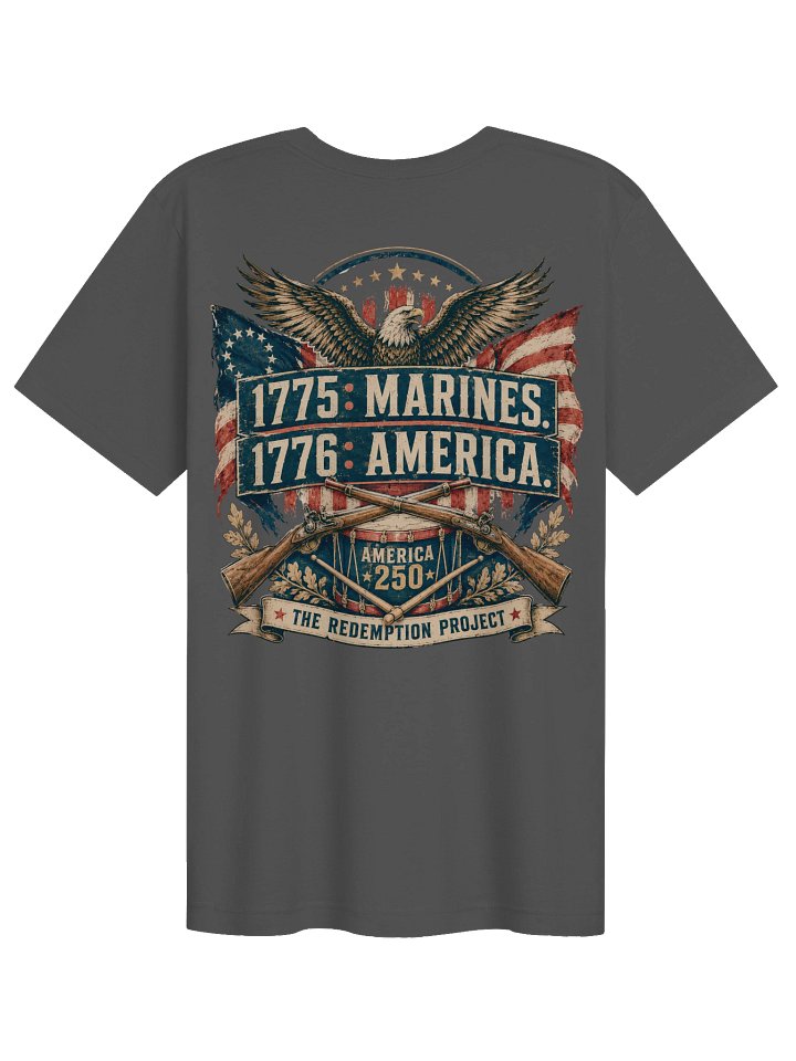 1775 Marines 1776 America T-Shirt Description: product image (2)
