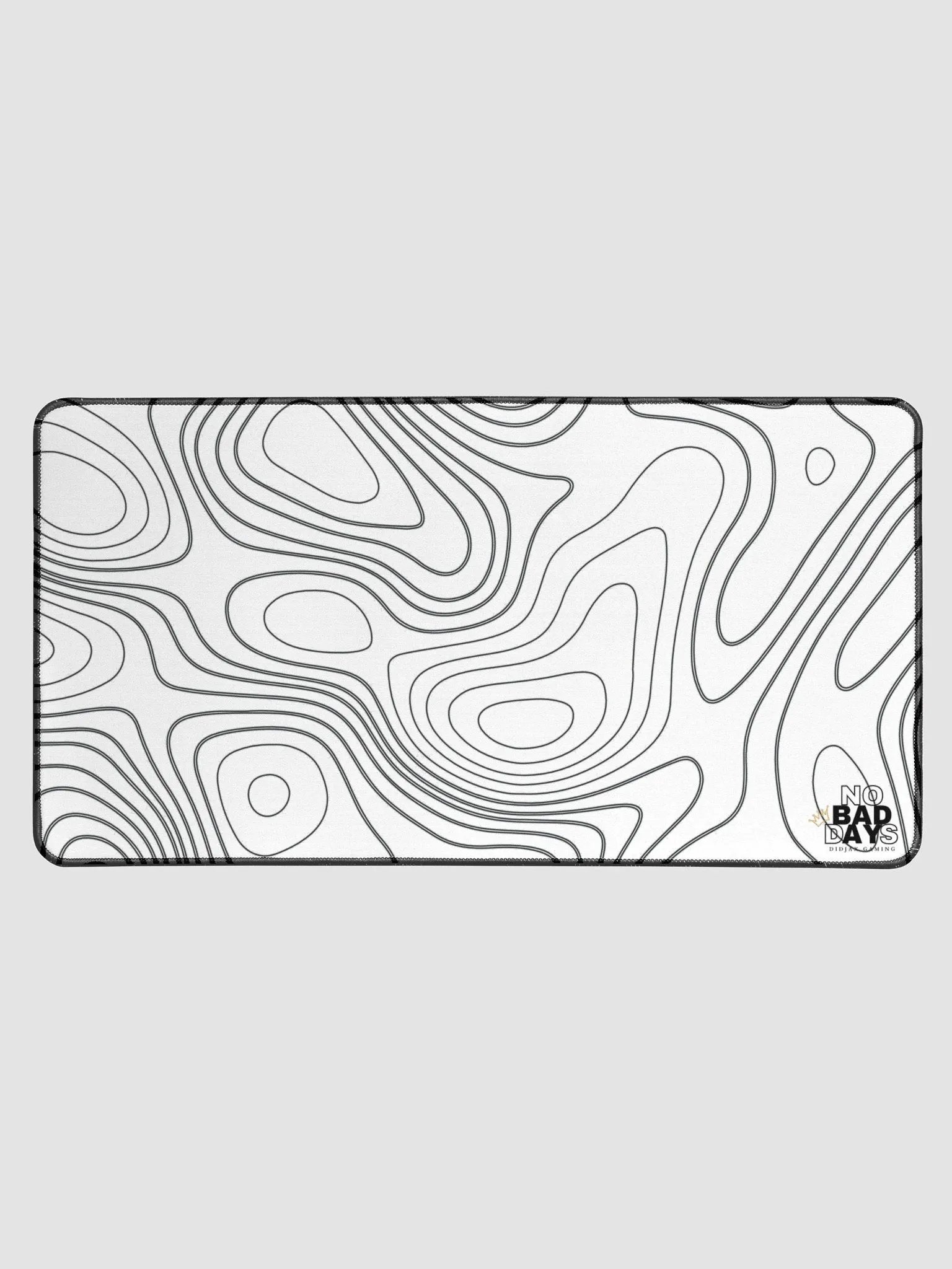 White Topo Desk Mat product image (2)
