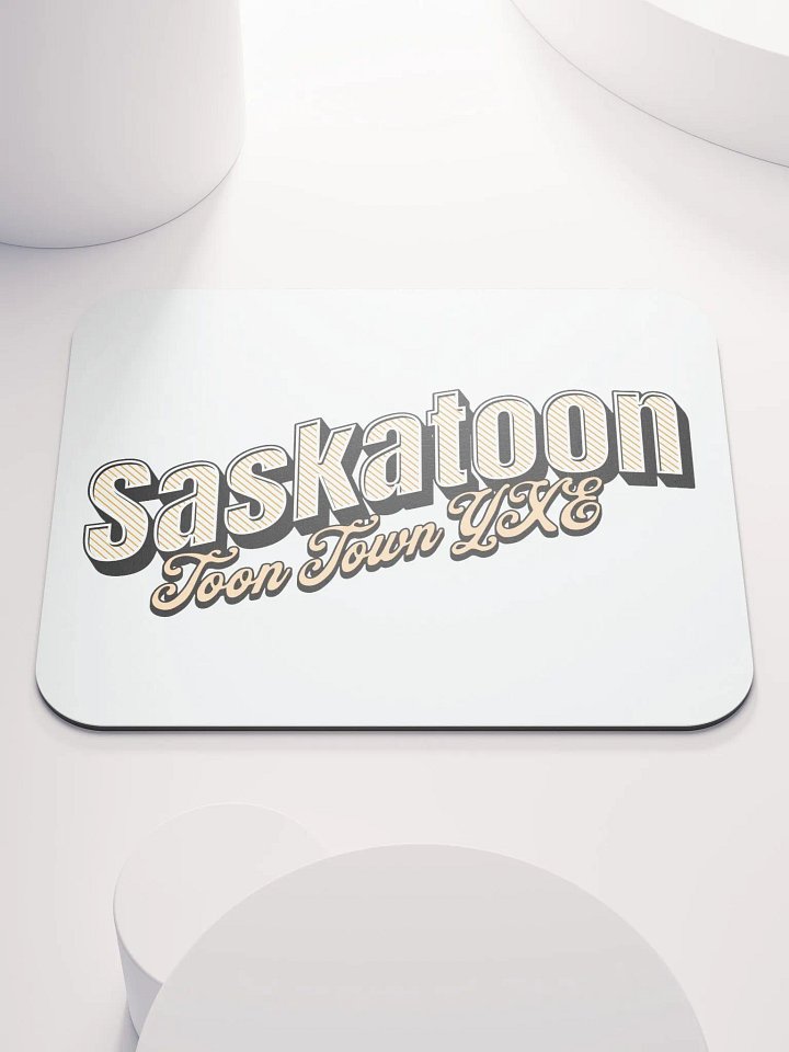 Saskatoon Toon Town YXE Mouse Pad product image (1)
