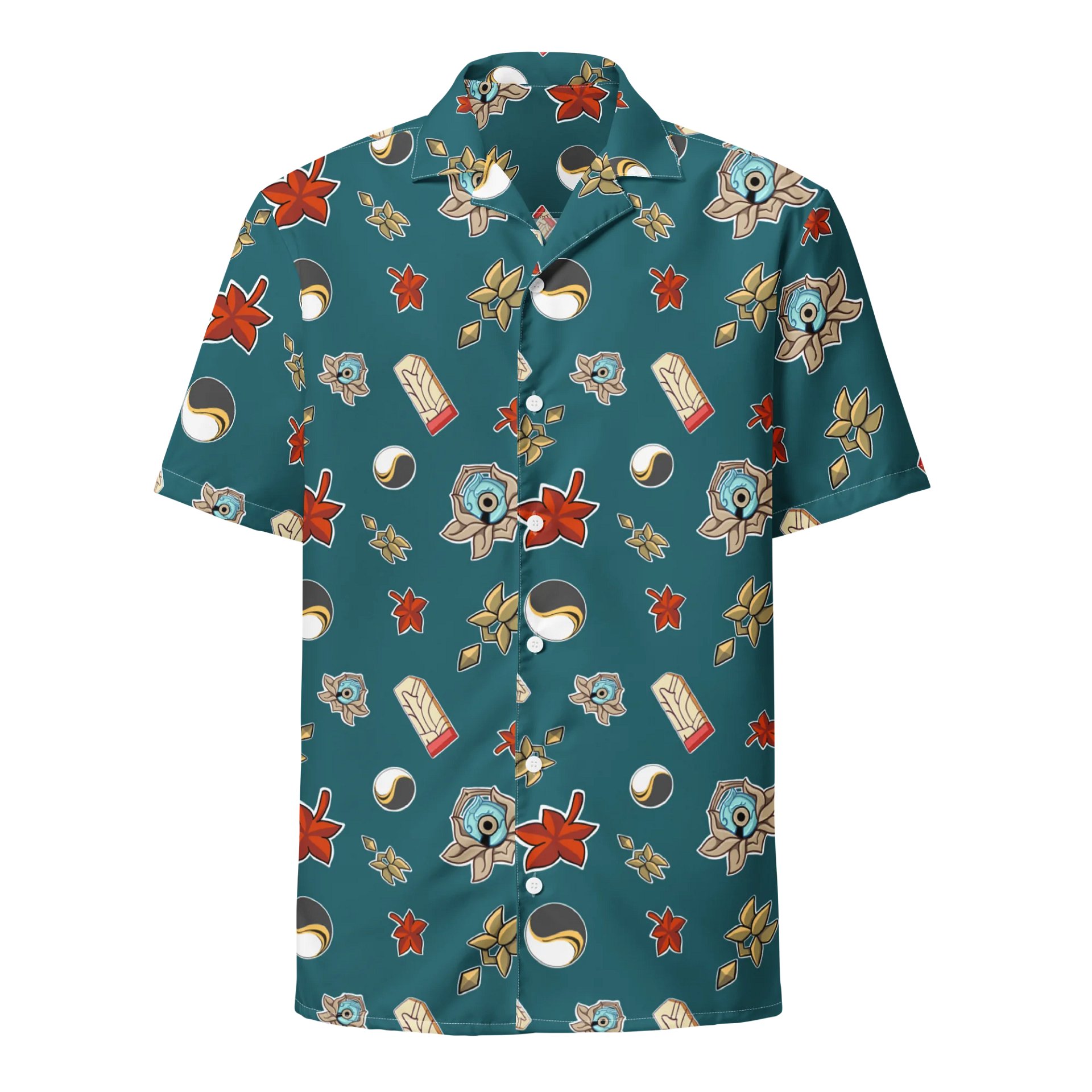 Dan Heng Pattern Button Down Shirt product image (1)