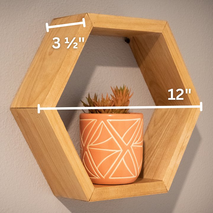 Hexagon Shelf Plans (PDF) product image (2)