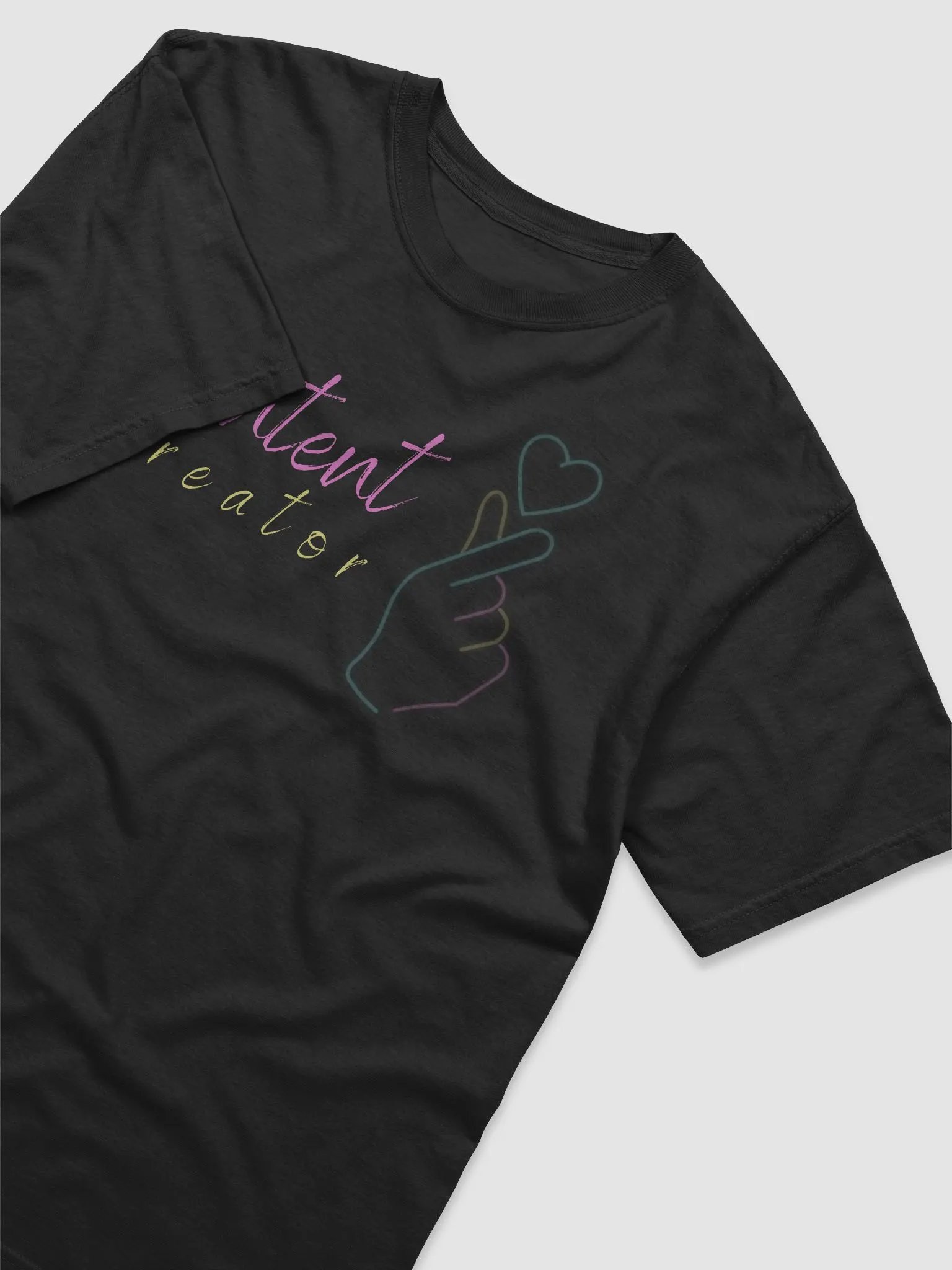 Neon Content Creator Graphic Tee product image (6)