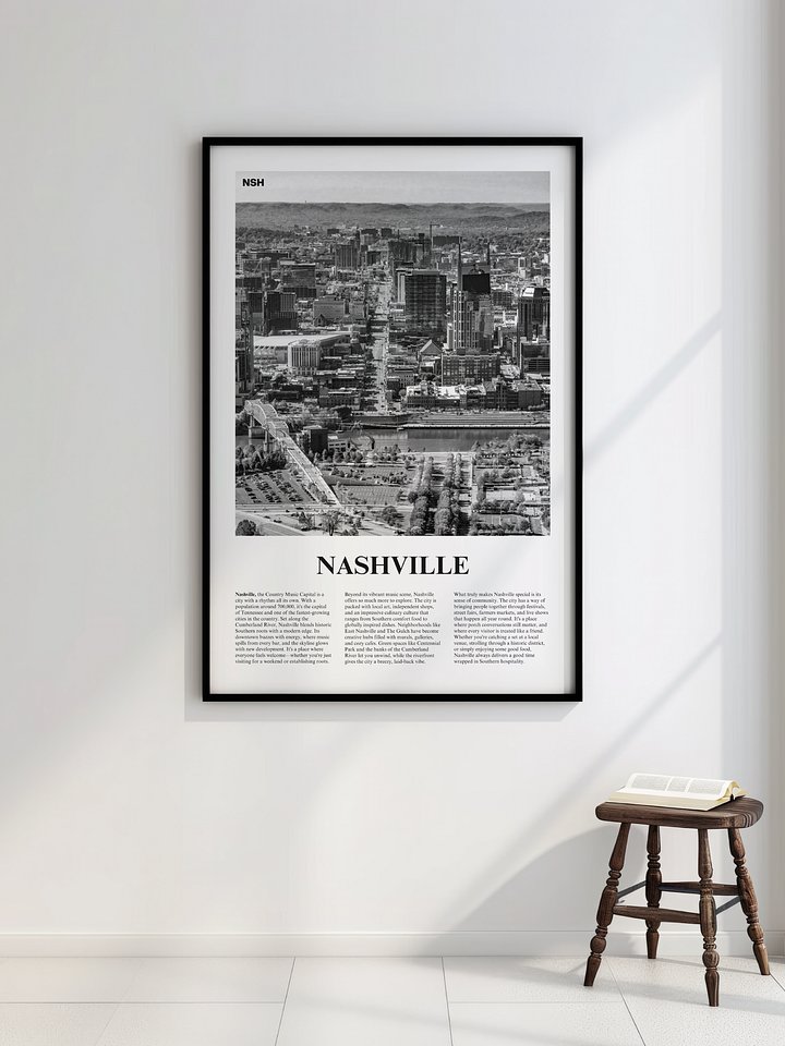 Nashville 01 Newspaper Poster product image (2)