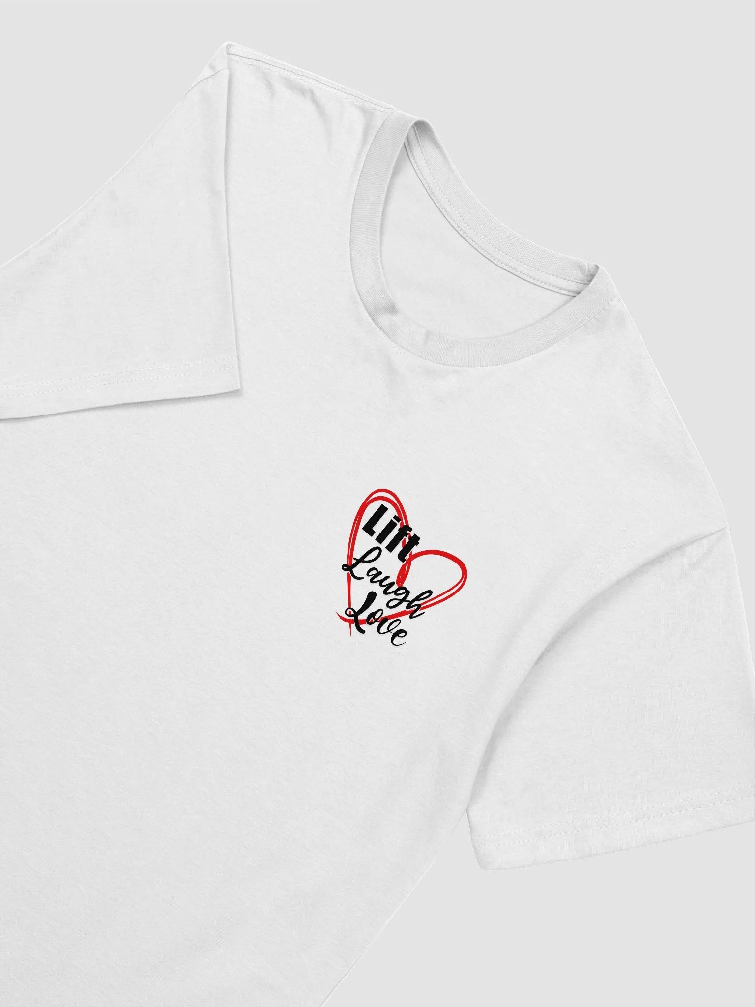 Lift Laugh Love Red Scribble Heart Gym Tee product image (34)