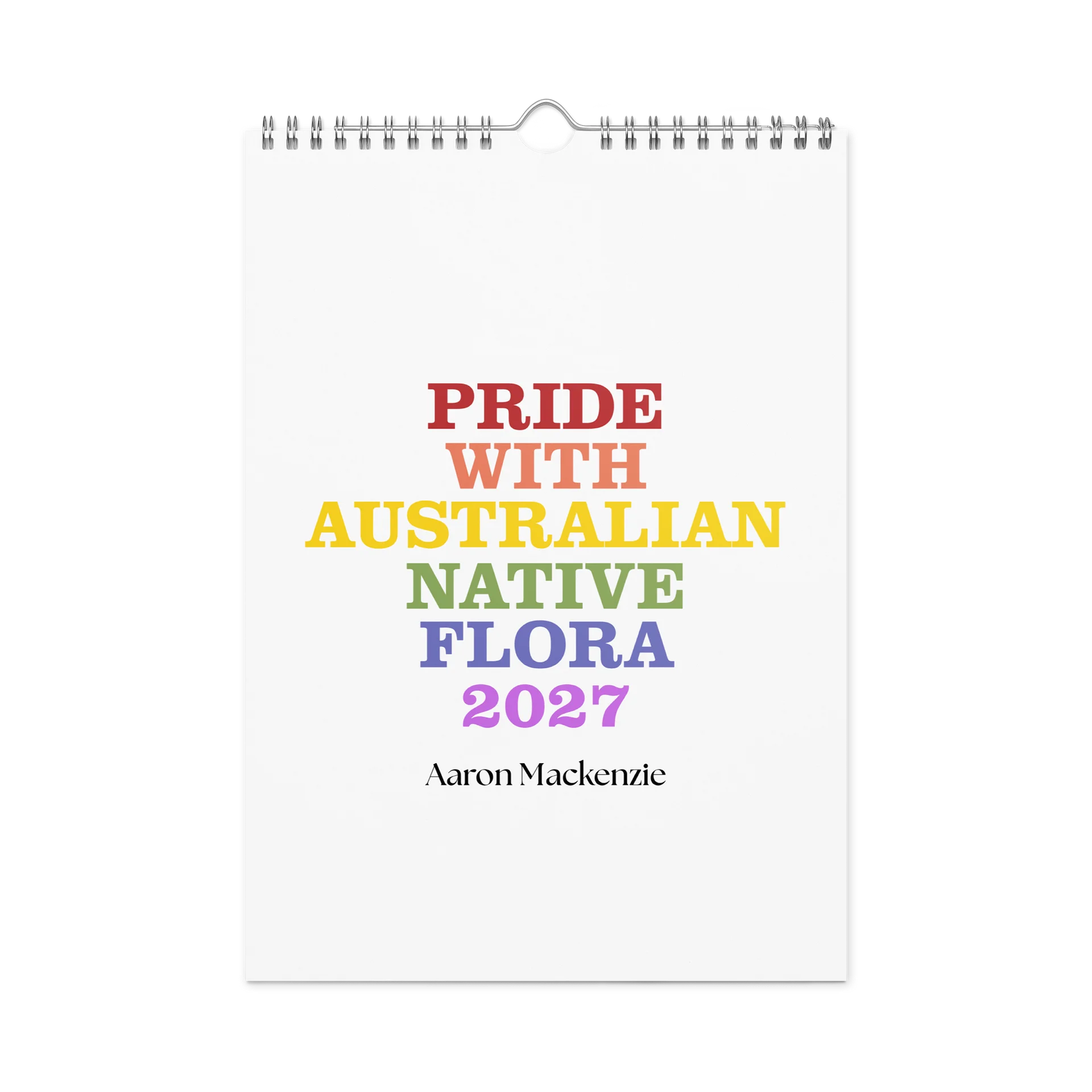 2027 - PRIDE WITH AUSTRALIAN NATIVE FLORA - Wall Calendar product image (3)