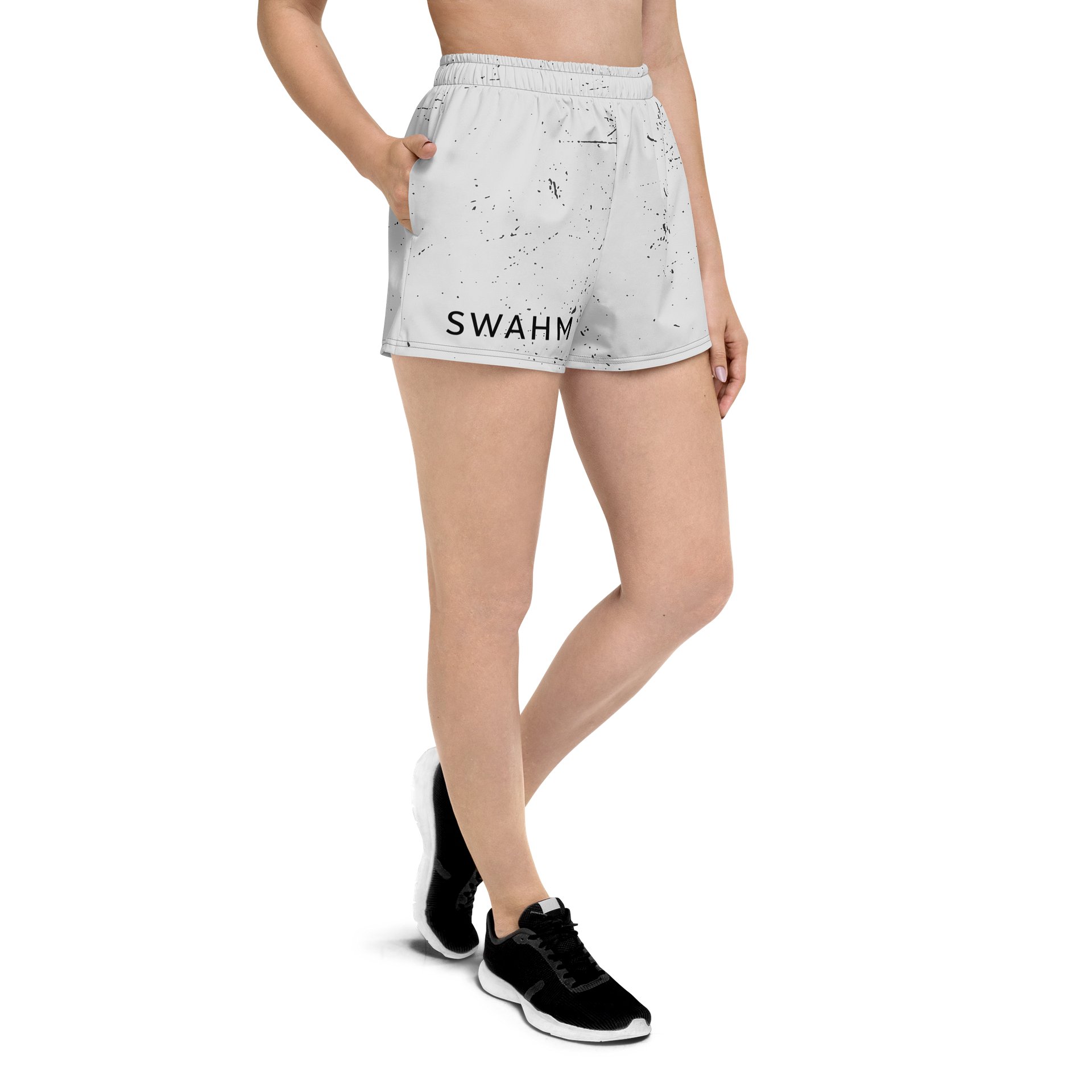 SWAHM Speckled Women's Athletic Shorts product image (3)