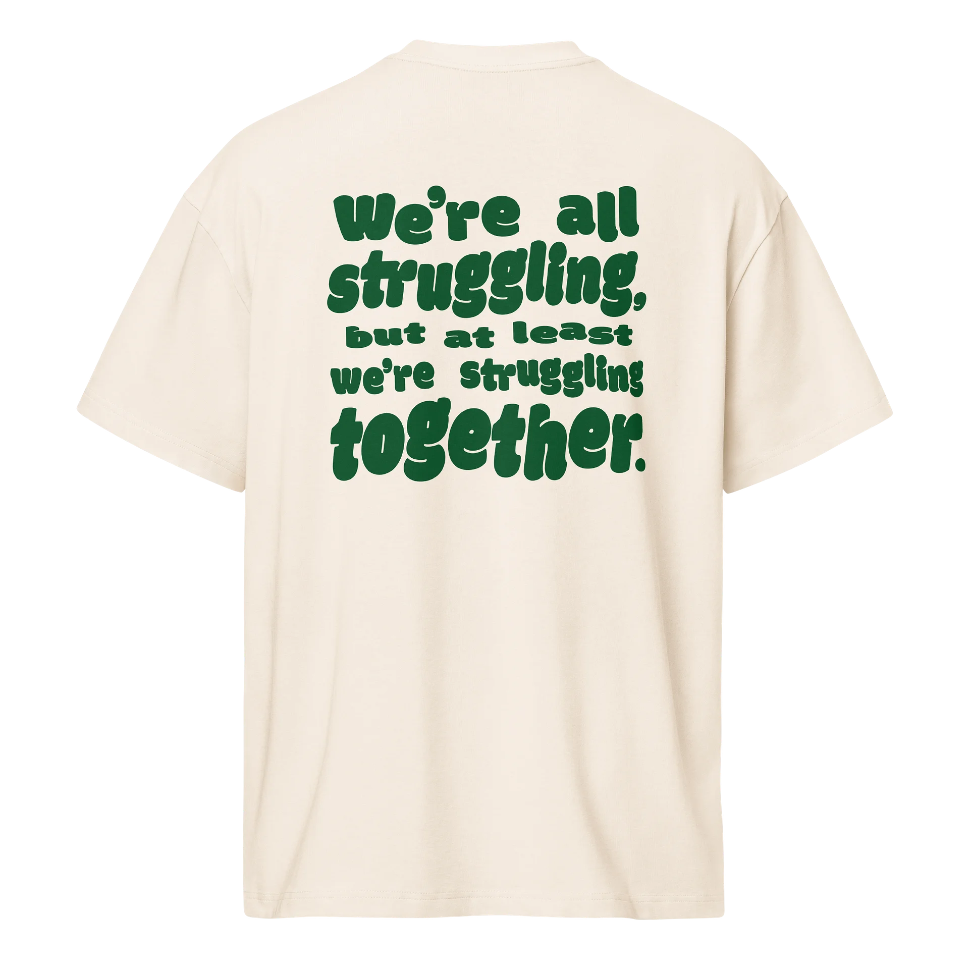 Struggling Together Tee - Cream product image (2)