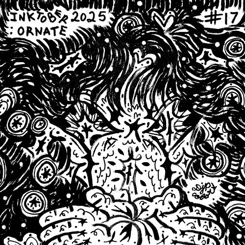 👻 INKTOBER 2025 🎃 DAY 17: Ornate ✨️

🗒Title: 