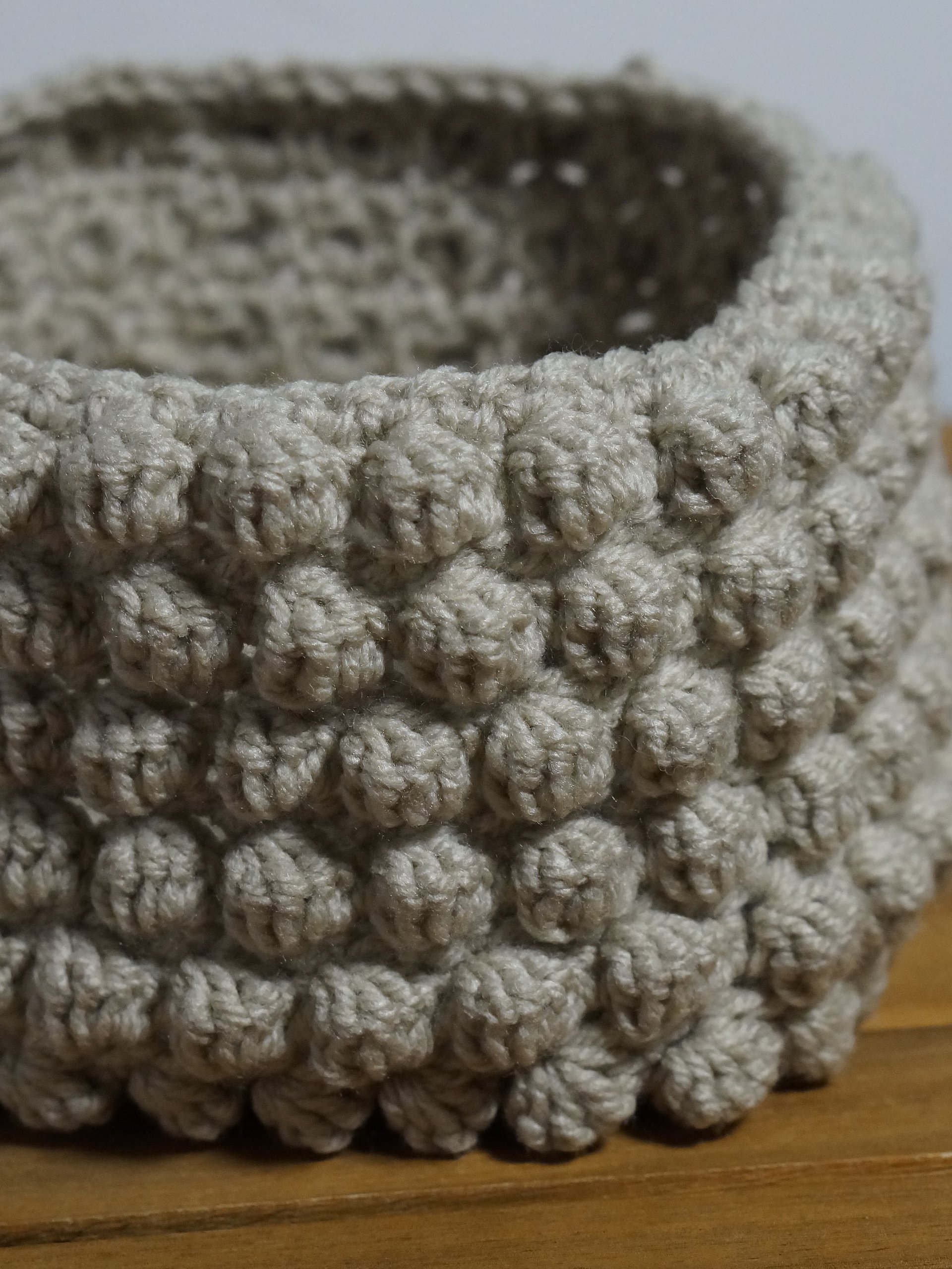 Bobble square basket Crochet pattern product image (6)