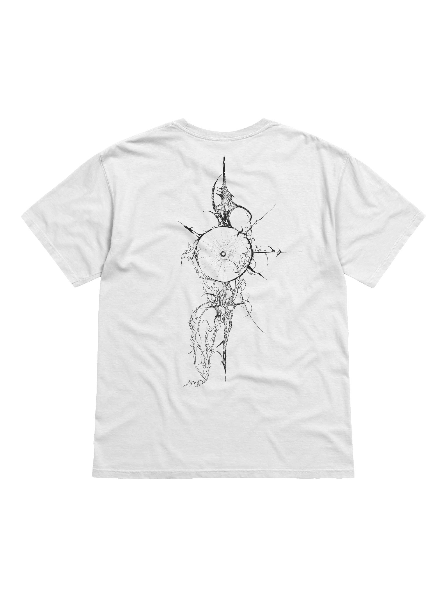 dark sigil white T product image (2)
