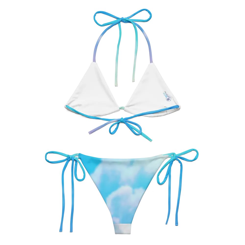 Blur cloud rainbow Design String Bikini - V6 product image (5)