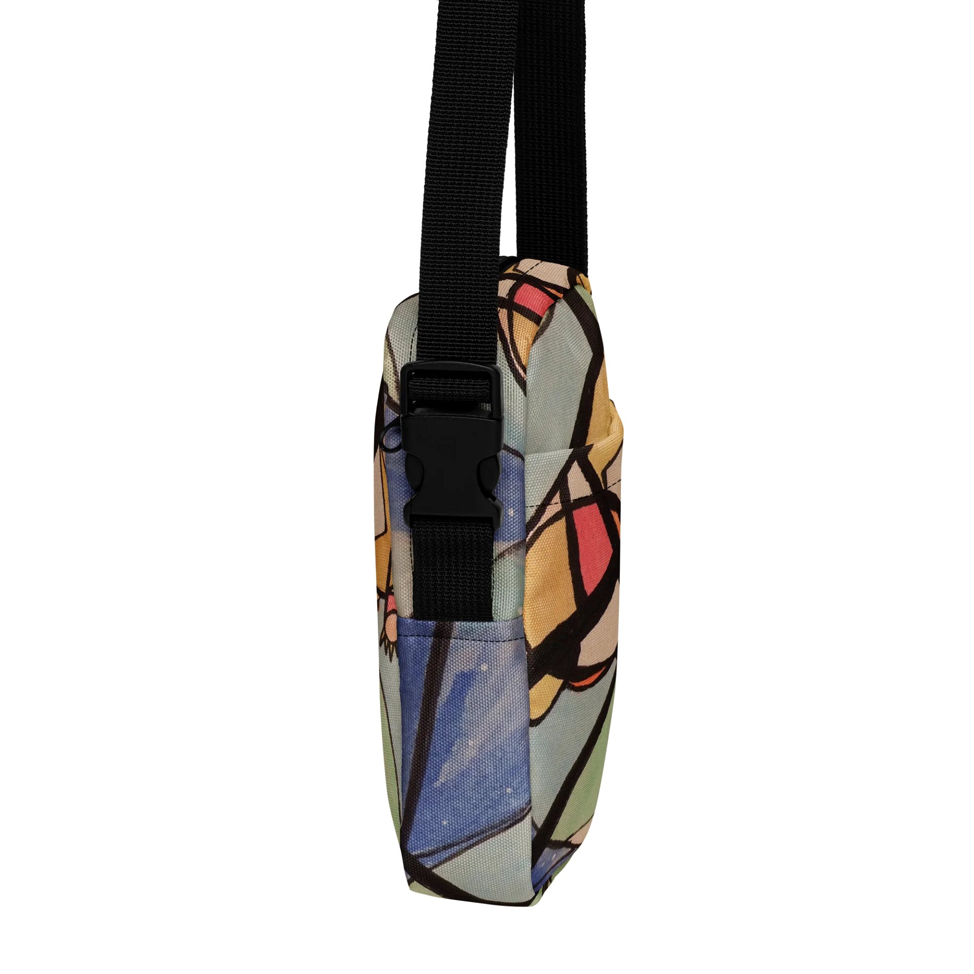 Cubism Painting: The Dream of a Tardigrade All-Over Print Utility Crossbody Bag by Generic product image (4)