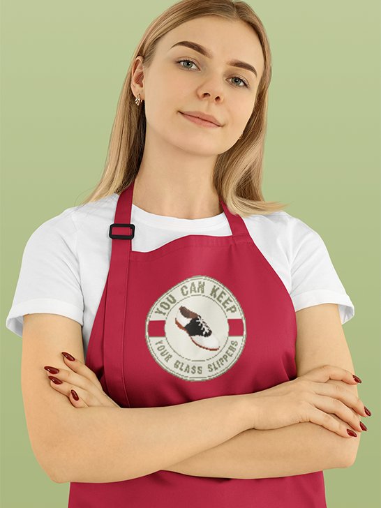 Keep Your Glass Slippers • Cotton Twill Apron product image (1)