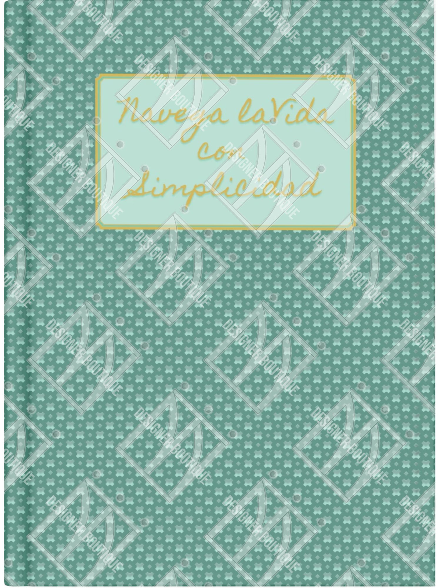 New ProductNavega la Vida con Simplicidad Agenda Sin Fecha Impresa - (Spanish Edition) product image (1)