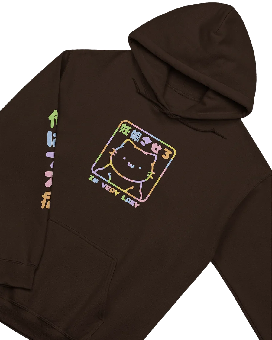 _(:3」∠)_LAZY hoodies🌈 product image (4)