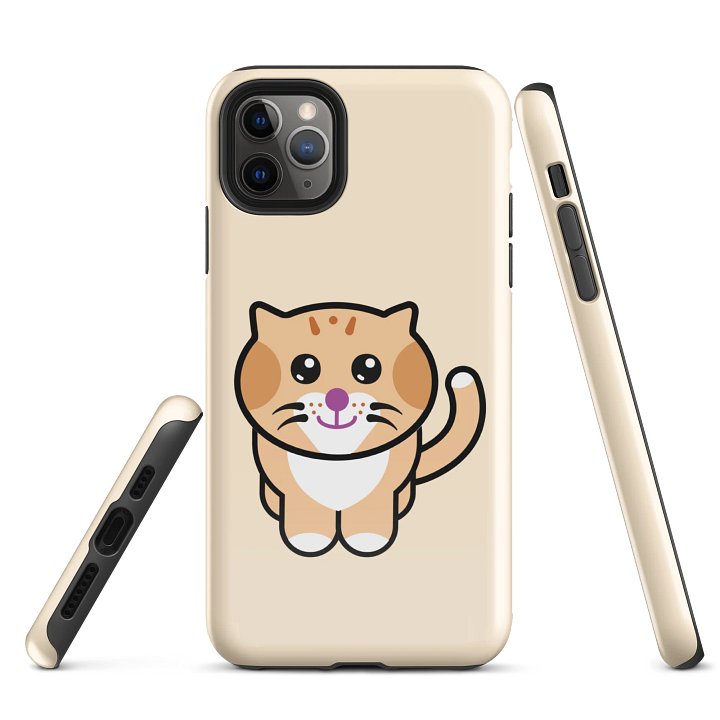 Yogii Kitty Cat iPhone case - light orange product image (5)