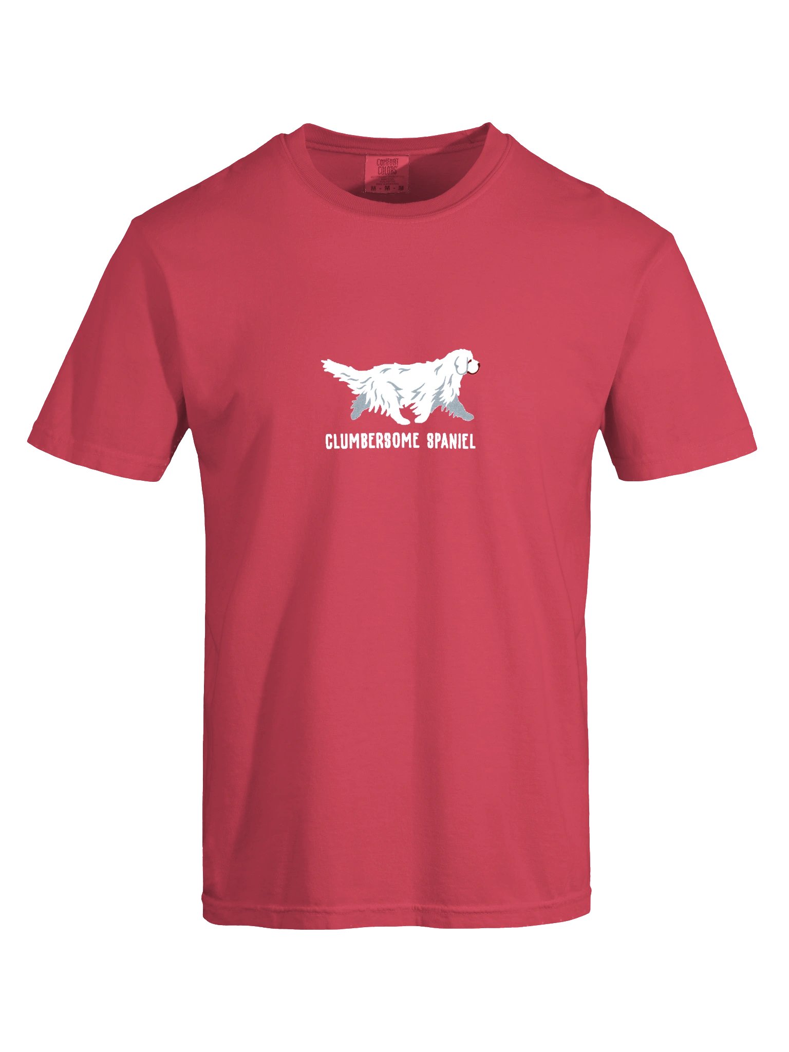 Clumbersome Spaniel T-Shirt(Embroidered) of a Clumber Spaniel(White) product image (10)