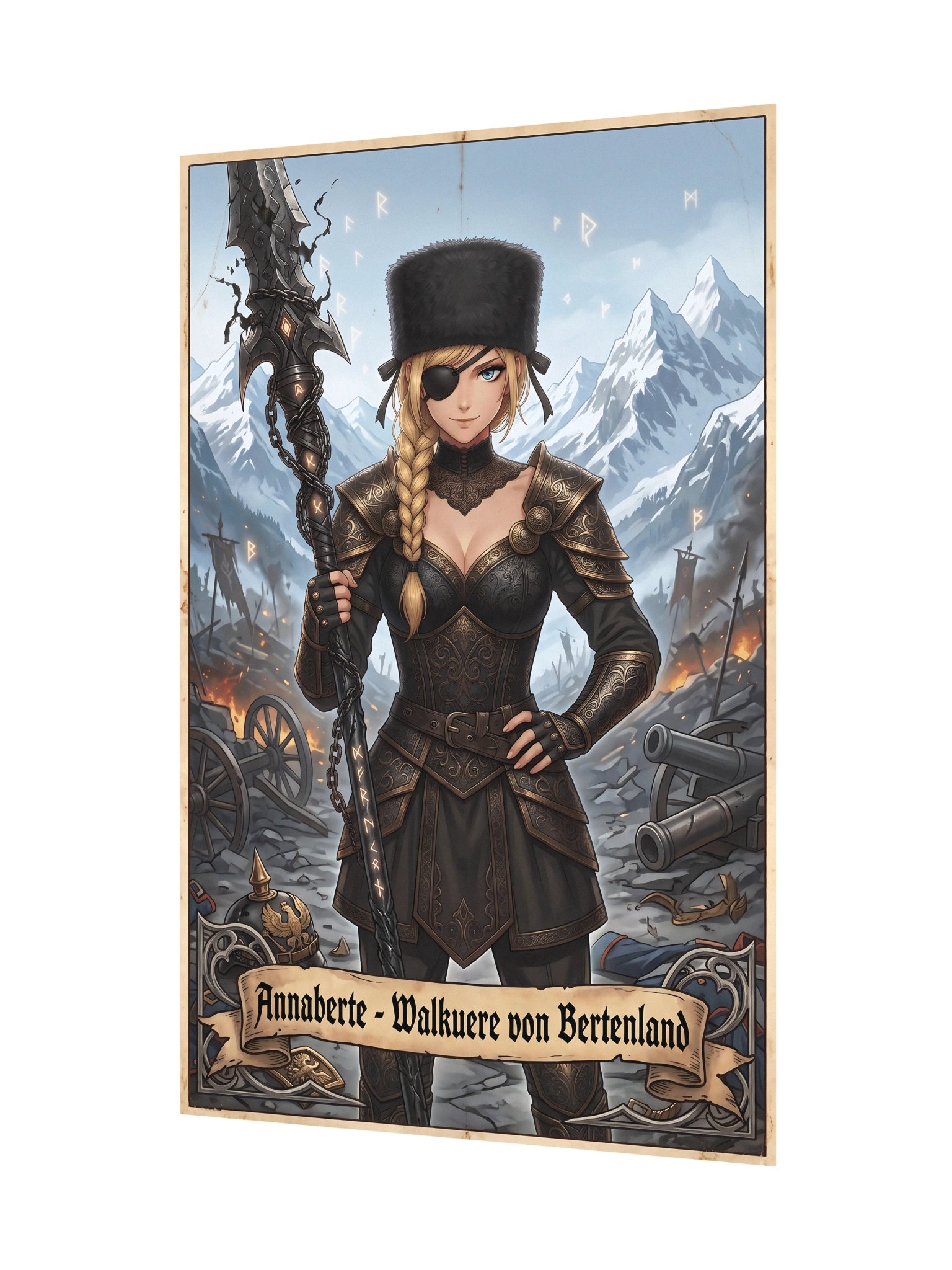 Lepus Ferox — Valkyrie of Bertenland — Enhanced Matte Paper Poster product image (7)