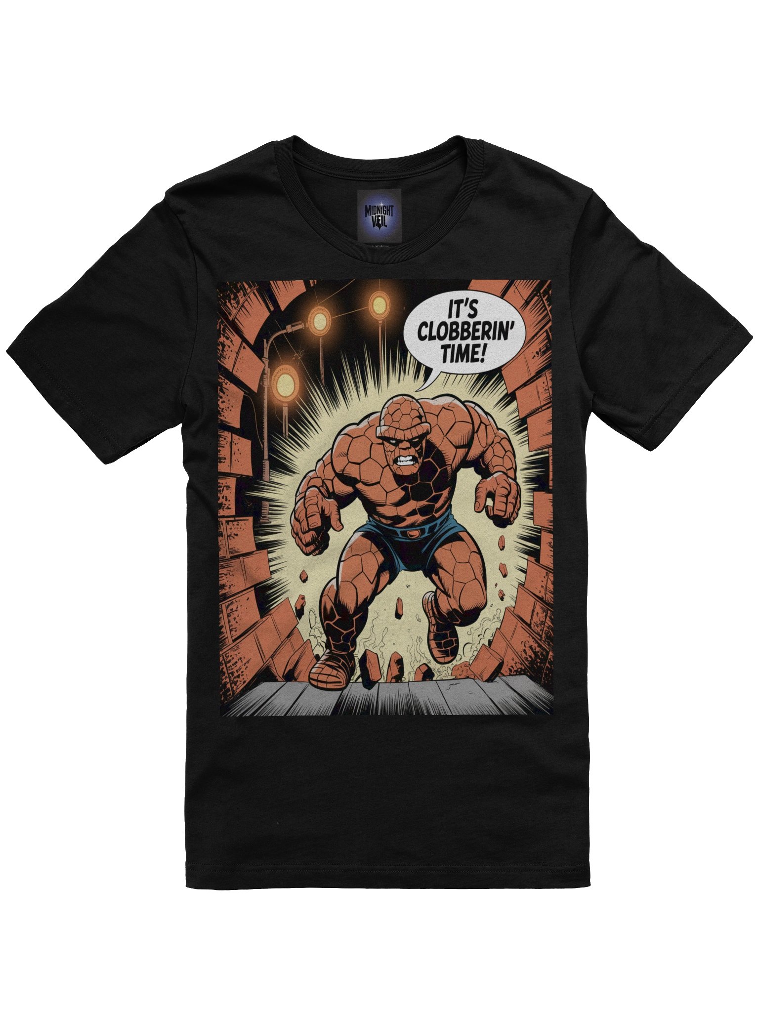 The Thing Clobberin' Time Supersoft T-Shirt – Ever-Lovin' Blue-Eyed Rampage product image (3)