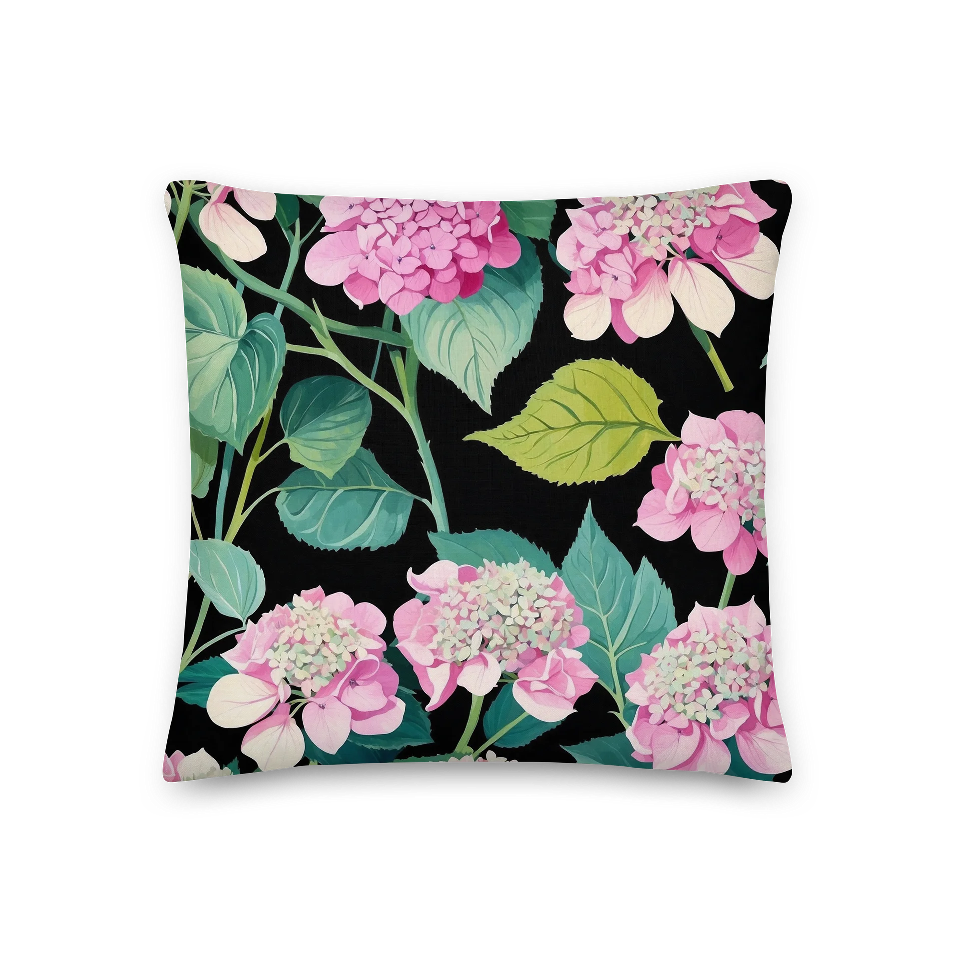 Hydrangea Harmony Premium Pillow product image (1)