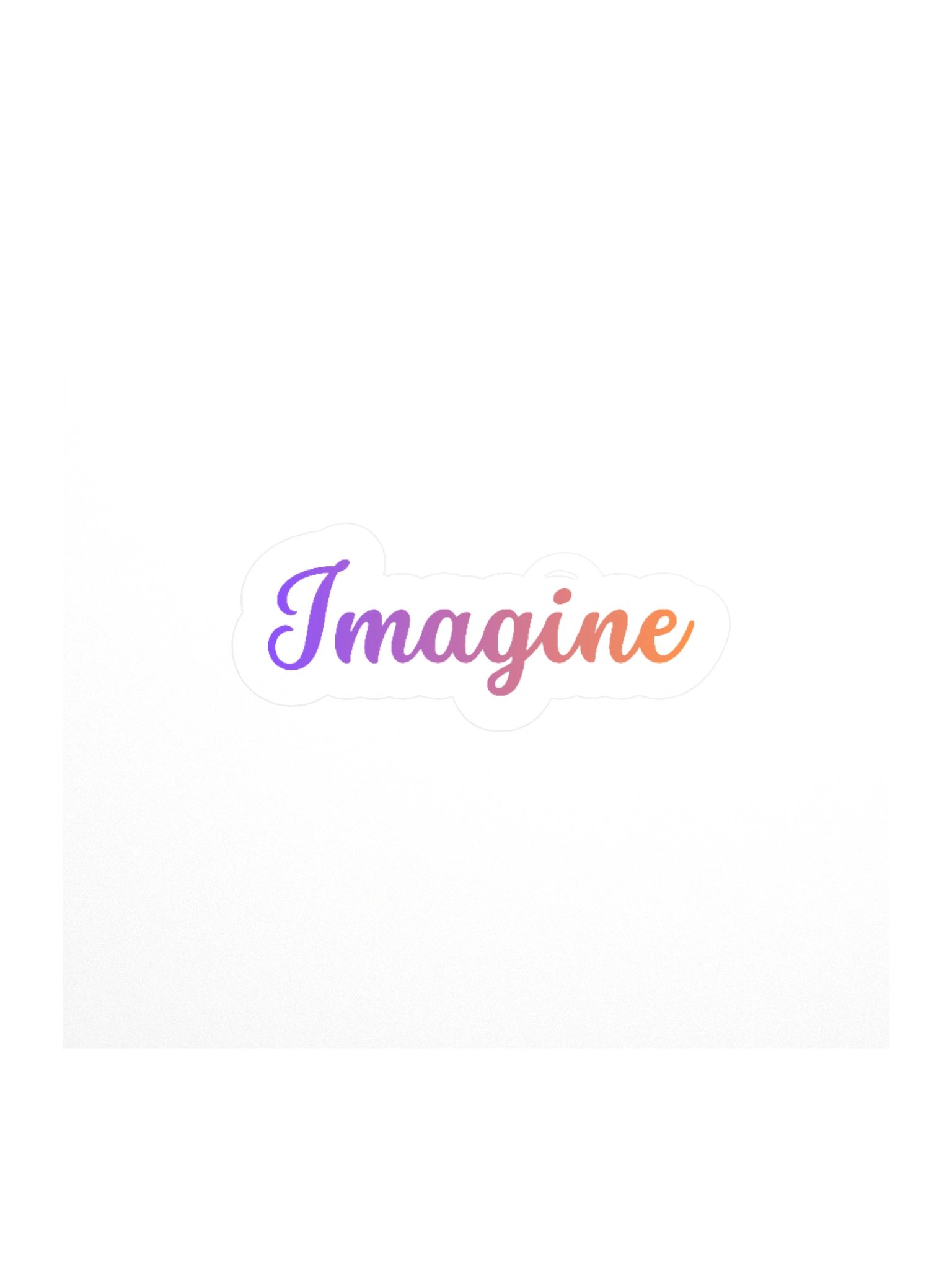 Imagine in Color Kiss Cut Stickers product image (2)