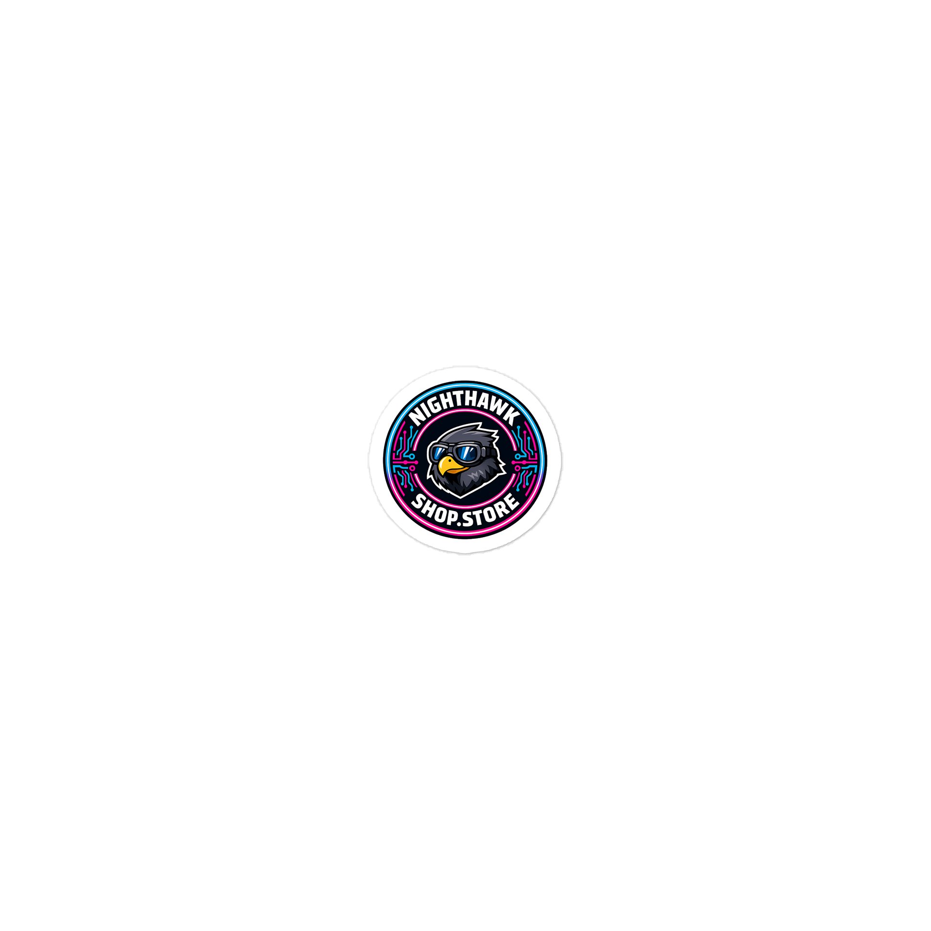 Neon Nighthawk Die-Cut Stickers product image (1)