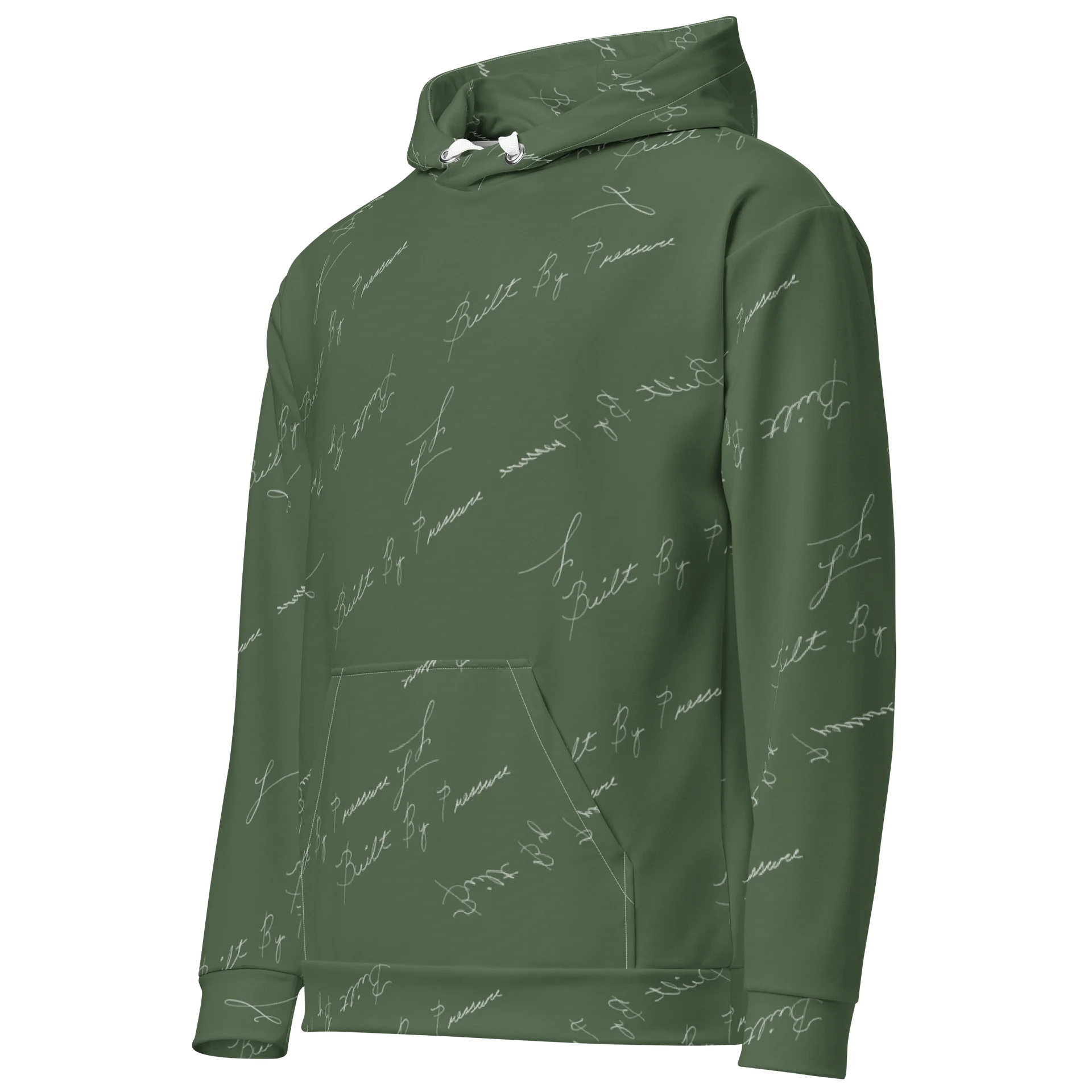 Built By Pressure Thinking About the Green Hoodie product image (1)
