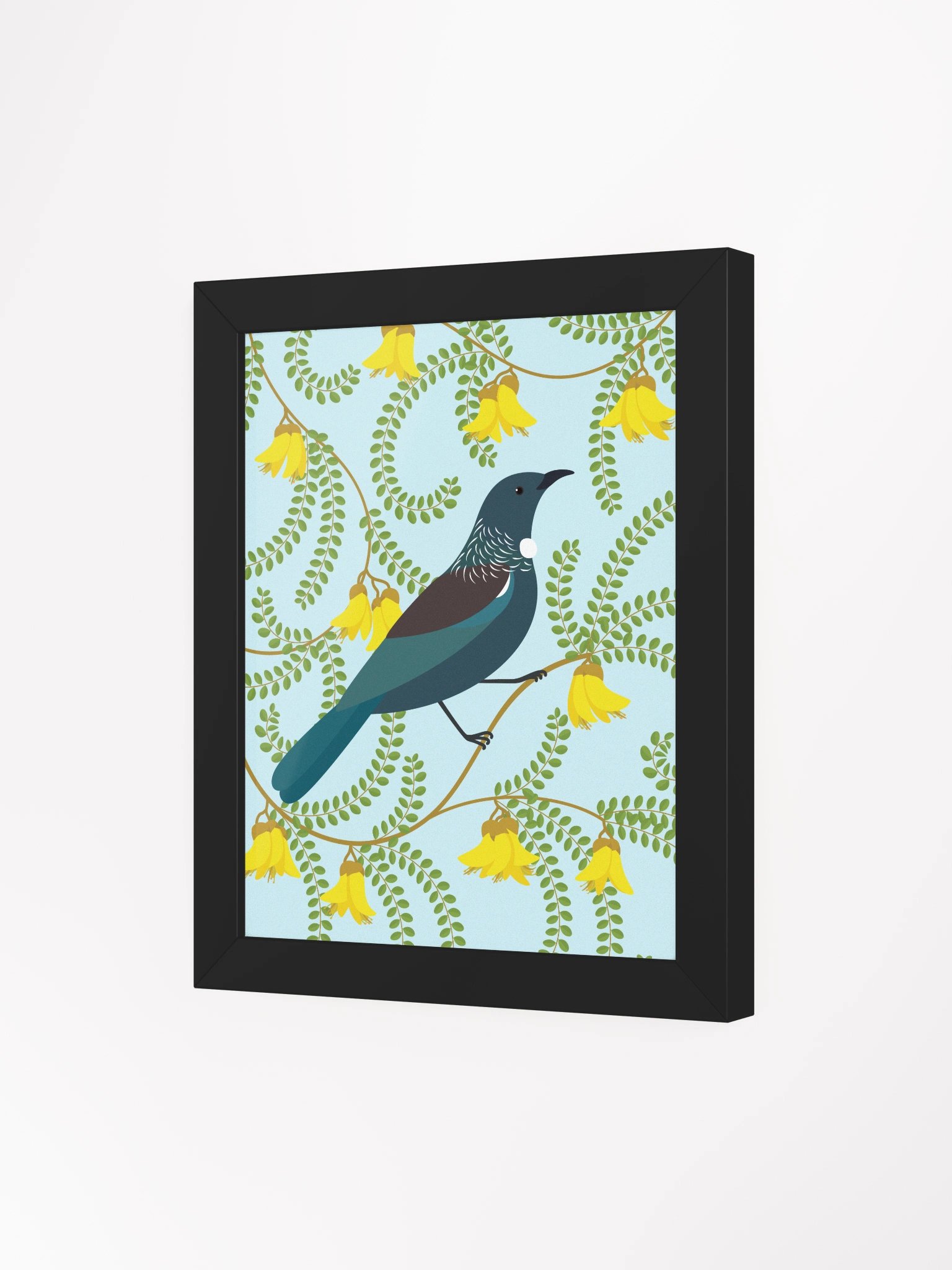 Tūī in Kōwhai Framed Wall Art product image (3)