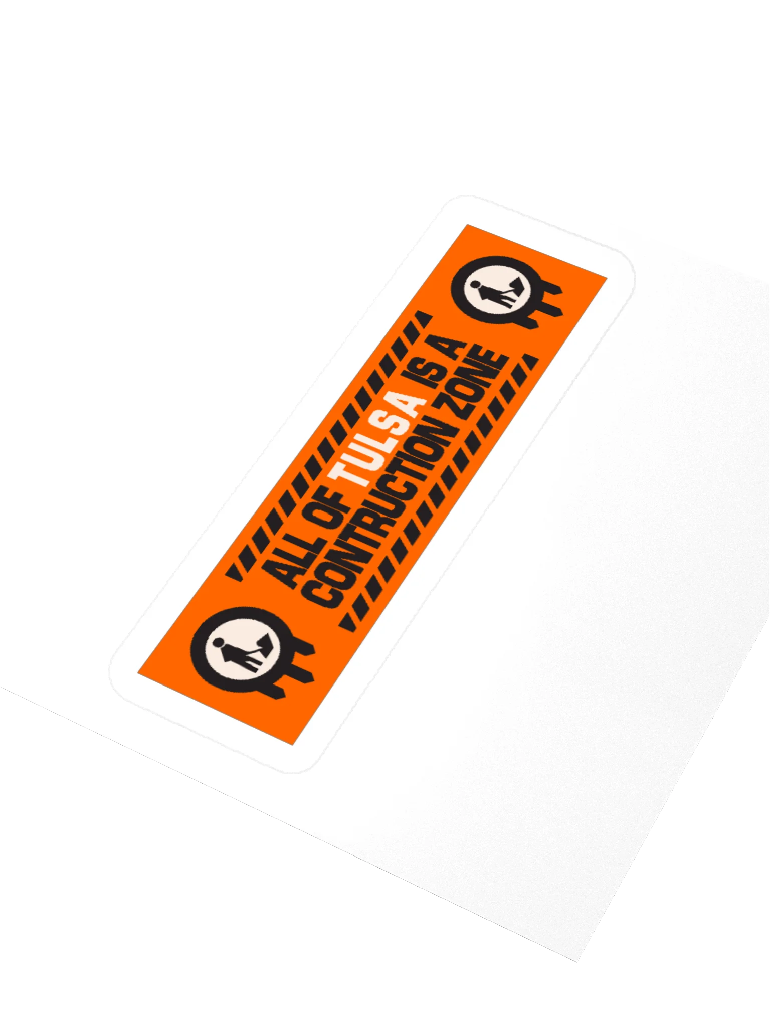 Tulsa is a Construction Zone Sticker product image (11)