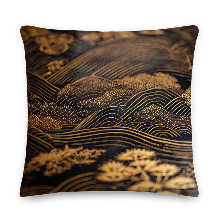 Keeper of the Golden Archive – Zen Scholar Cushion Cover product image (2)
