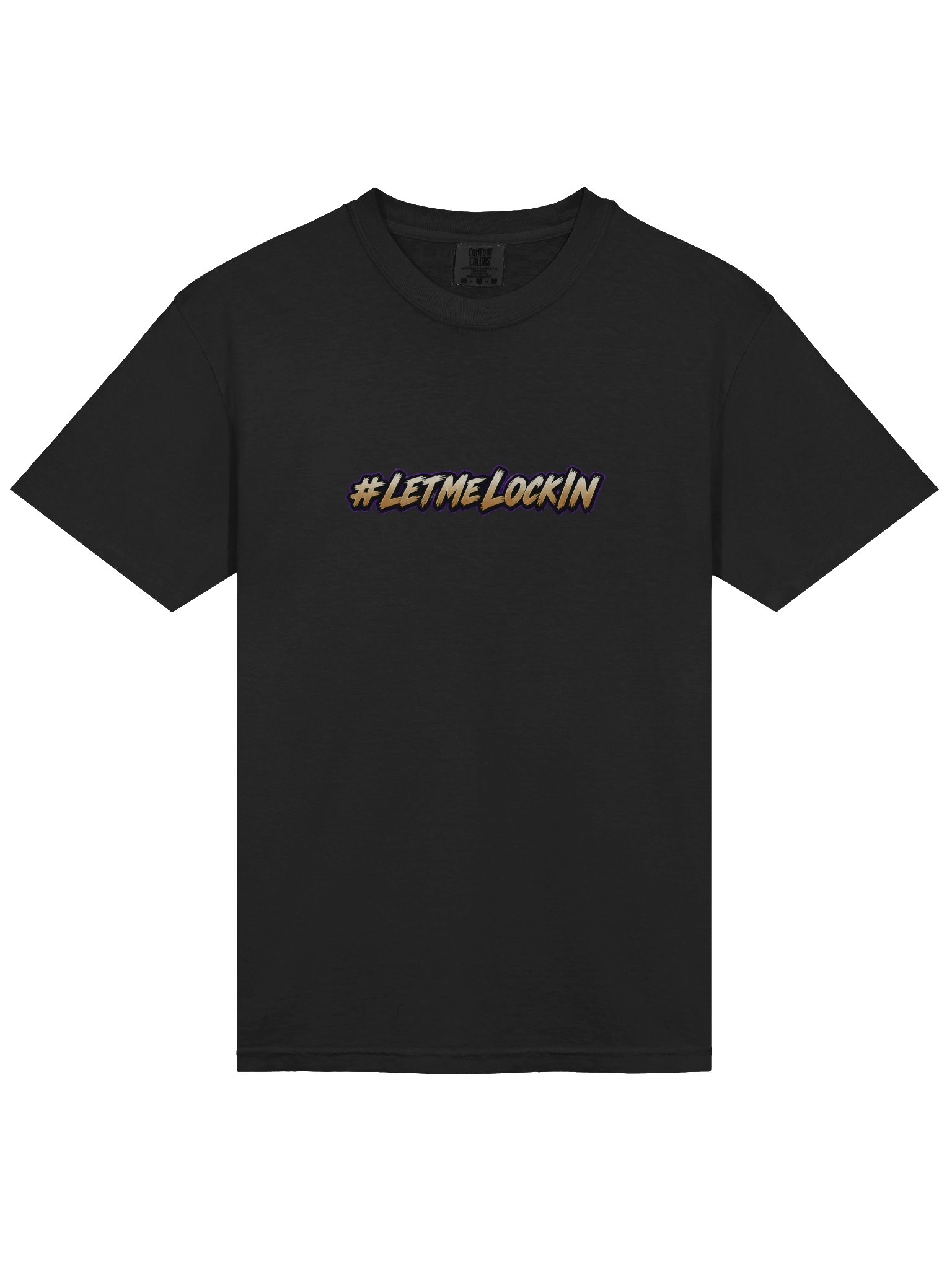 Printed #LetMeLockIn T-shirt product image (28)