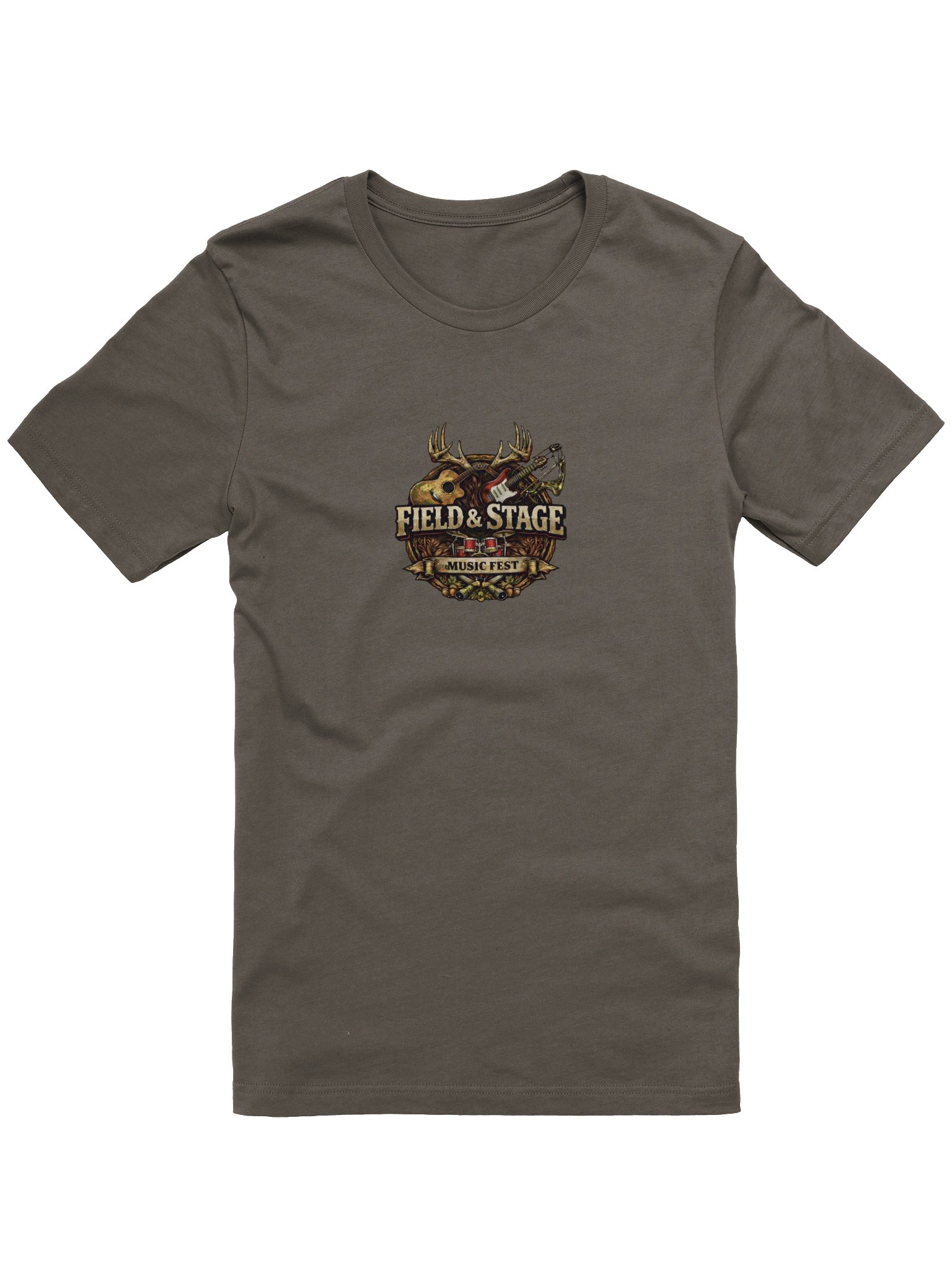 Field & Stage Music Fest Supersoft Tee - Army Green product image (1)
