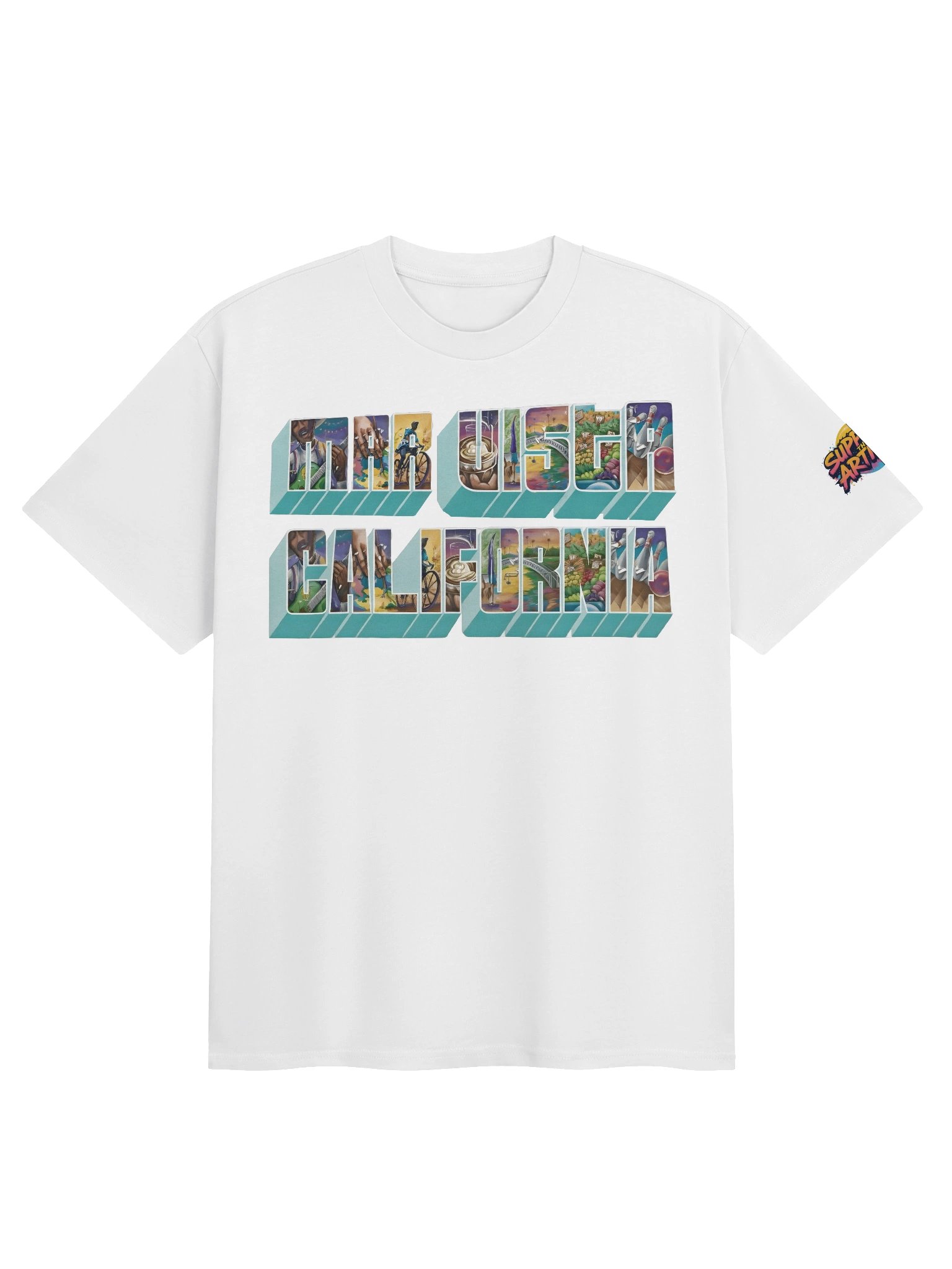 Mar Vista Graffiti Heavy Weight Shirt product image (2)