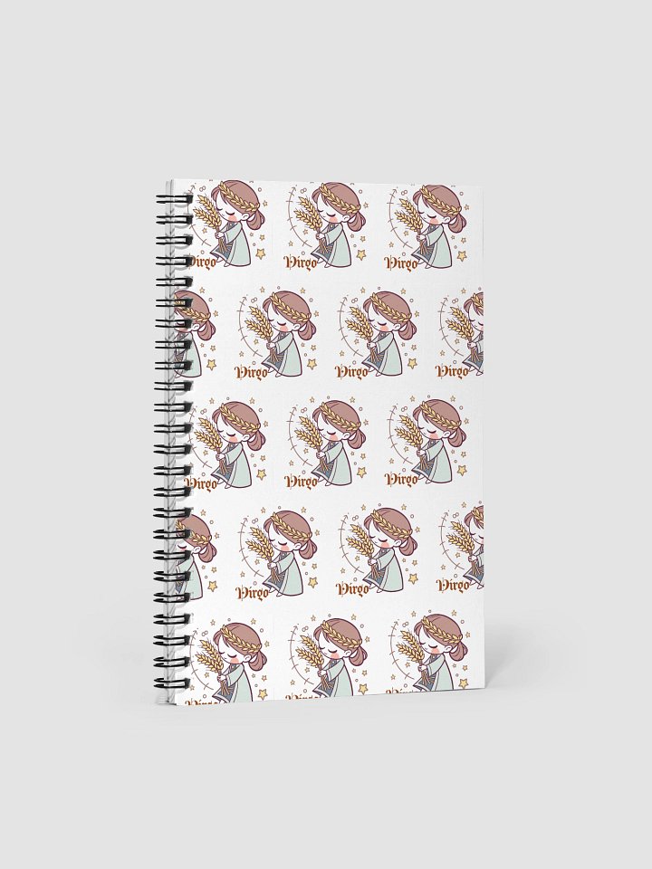 Virgo Wheat Goddess Spiral Notebook product image (1)