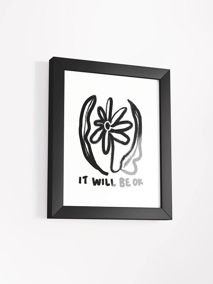 Be OK Framed Art Print product image (2)