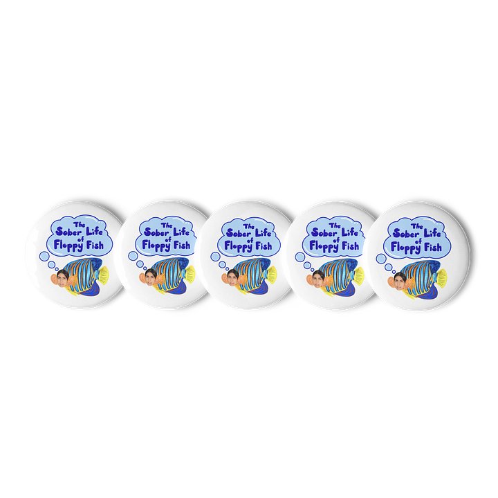 Sober Floppy Fish Pins product image (1)