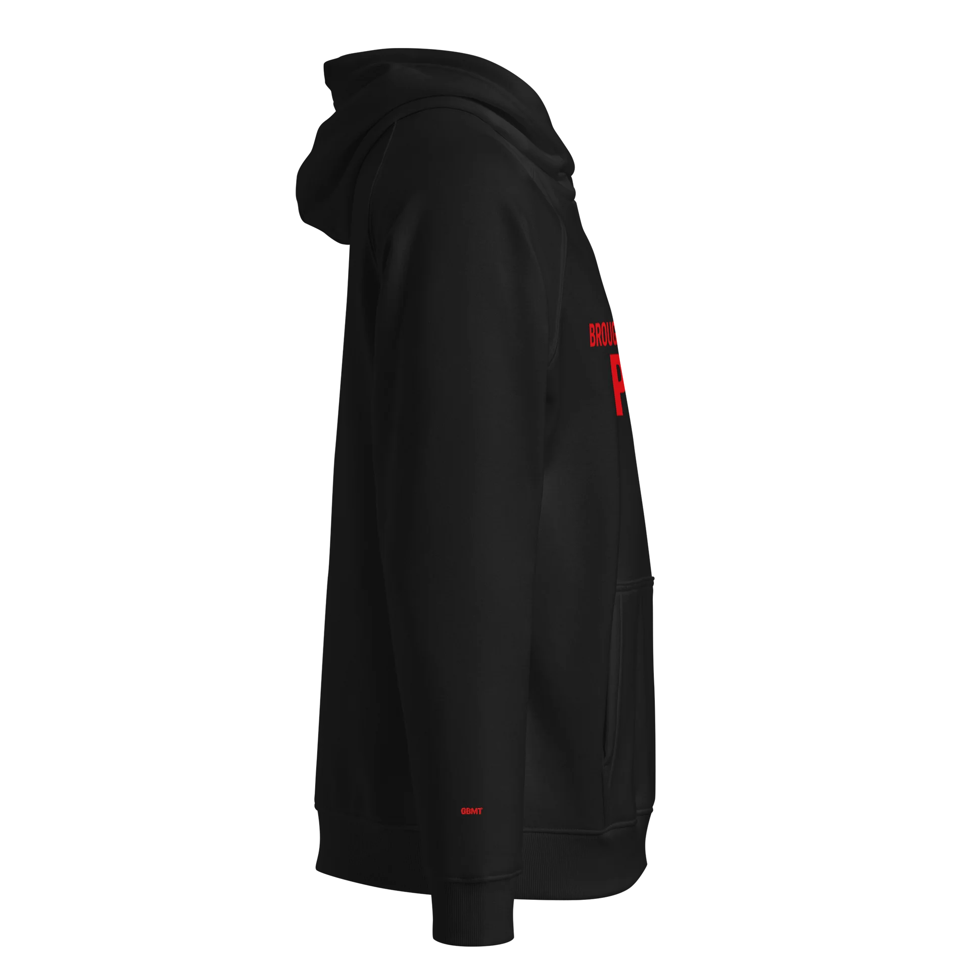 God Brought Me Through Pain — Black Hoodie product image (3)