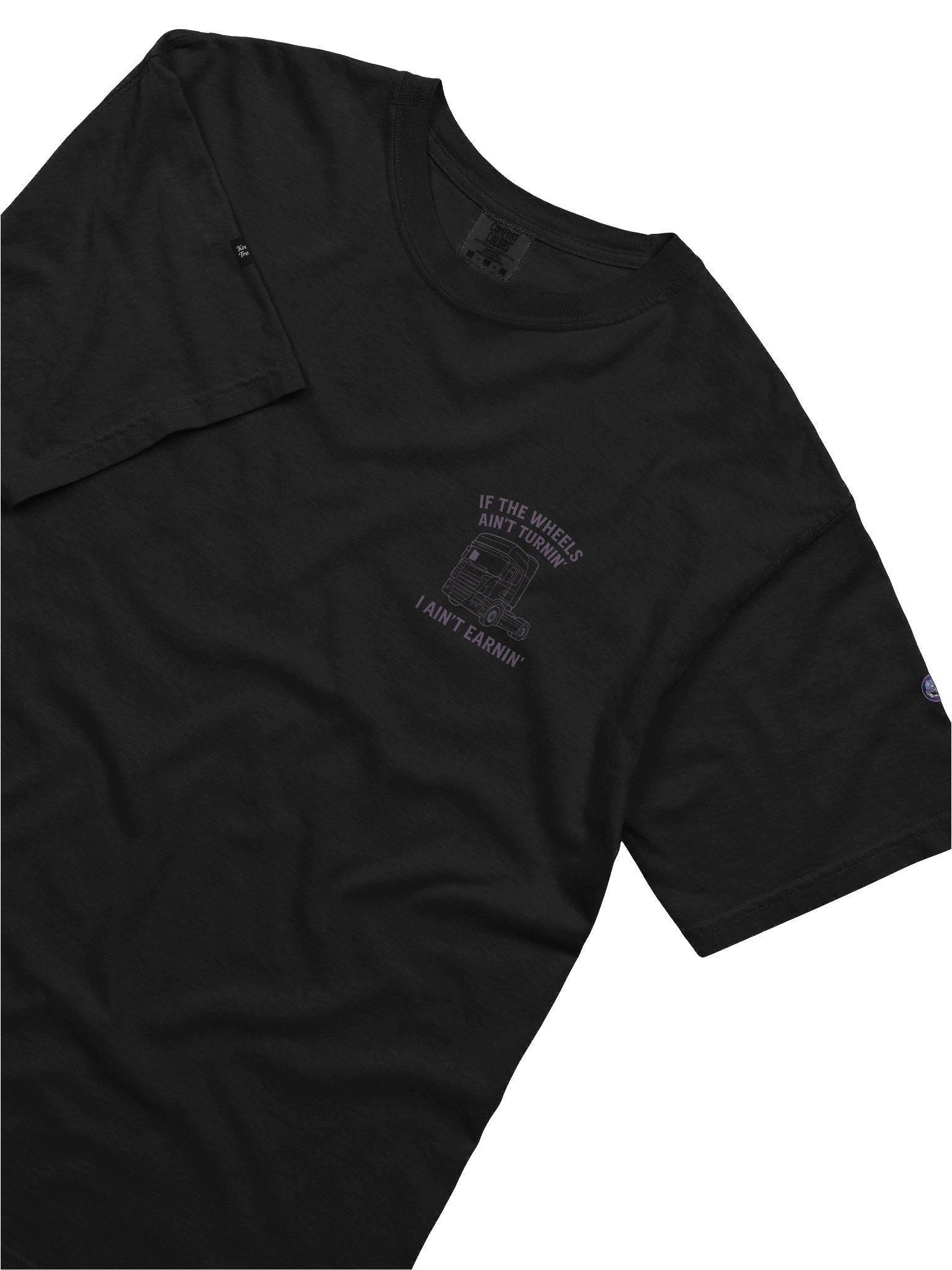 Gdubz360streams Trucker Tee - Black product image (5)